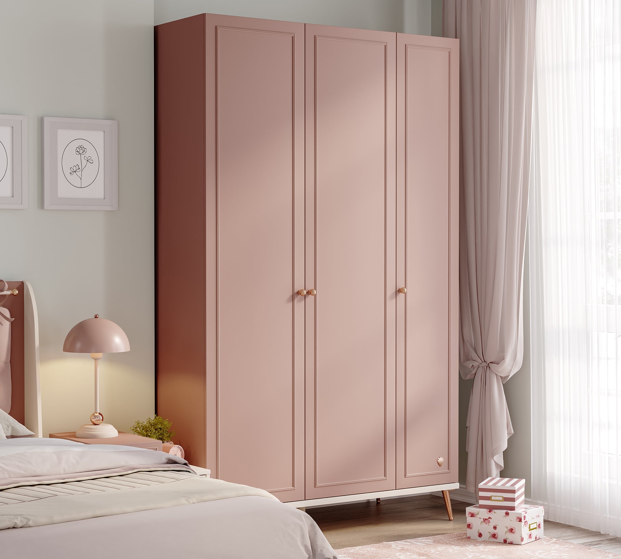 Cilek Elegance 3 DOORS LINE Kleiderschrank – Bild 4