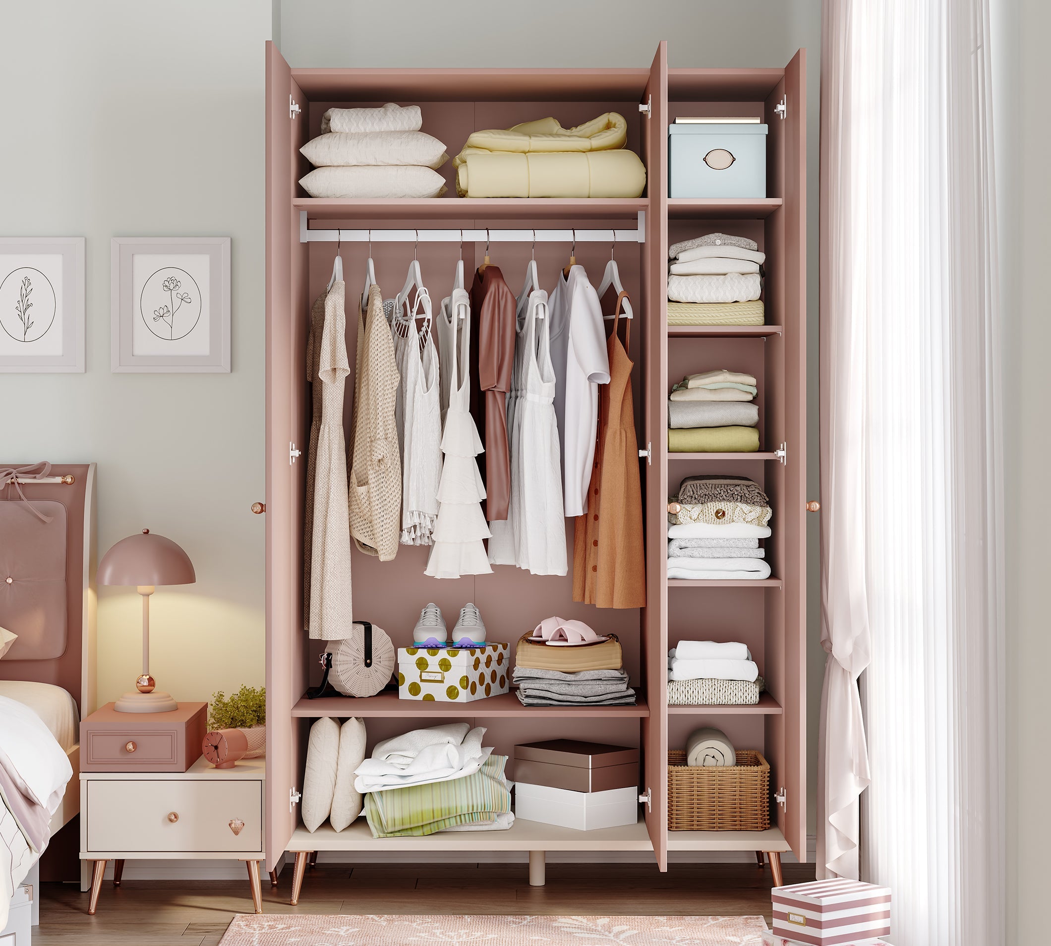 Cilek Elegance 3 DOORS LINE Kleiderschrank – Bild 5