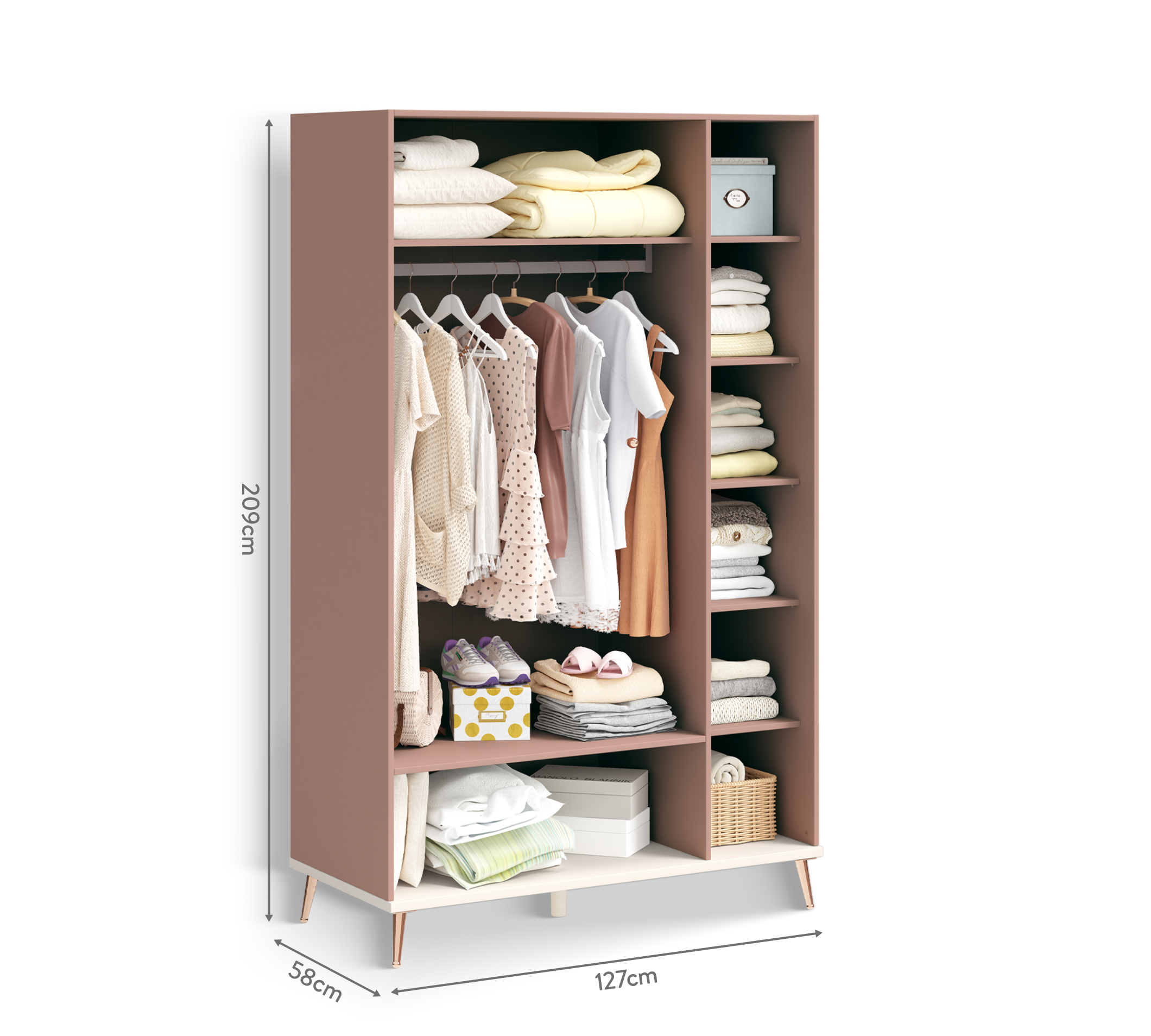 Cilek Elegance 3 DOORS LINE Kleiderschrank – Bild 6