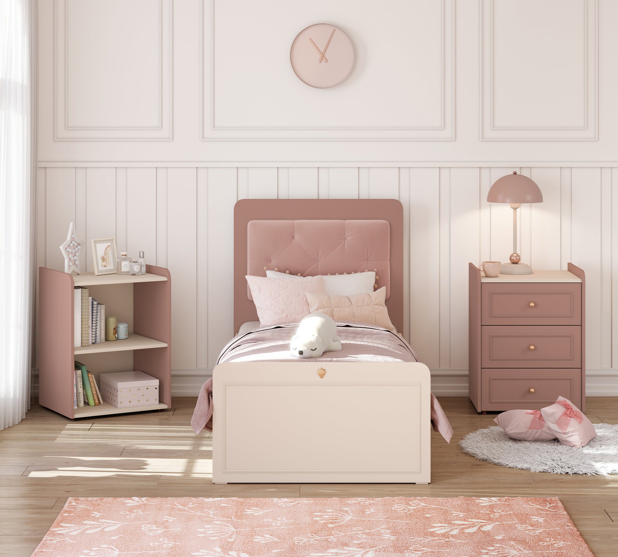 Cilek Baby Elegance Baby Cilek Elegance SL CONVERTIBLE Babybett (mit Elternbett)(80X180 CM) – Bild 4