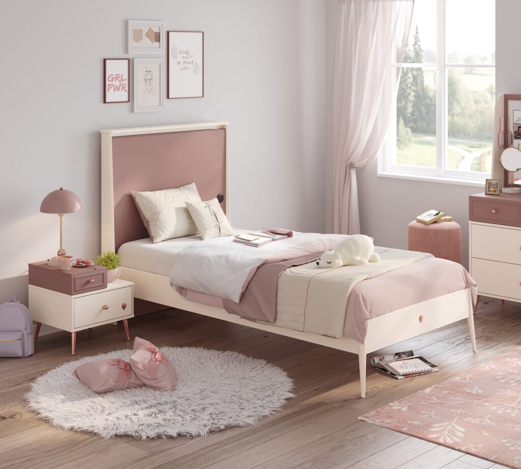 Cilek Elegance Bett mit flachem Kopfteil (120 × 200 cm)
