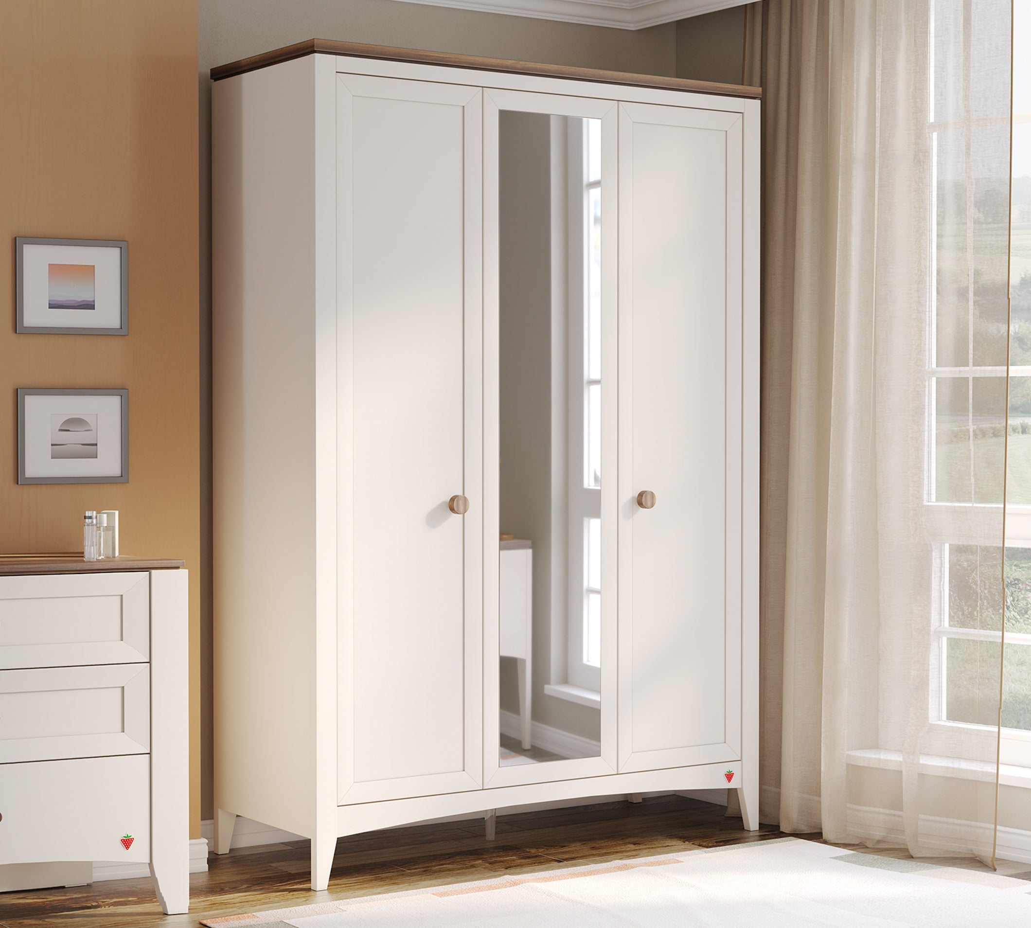 Cilek Lapel 3 DOORS Kleiderschrank – Bild 8