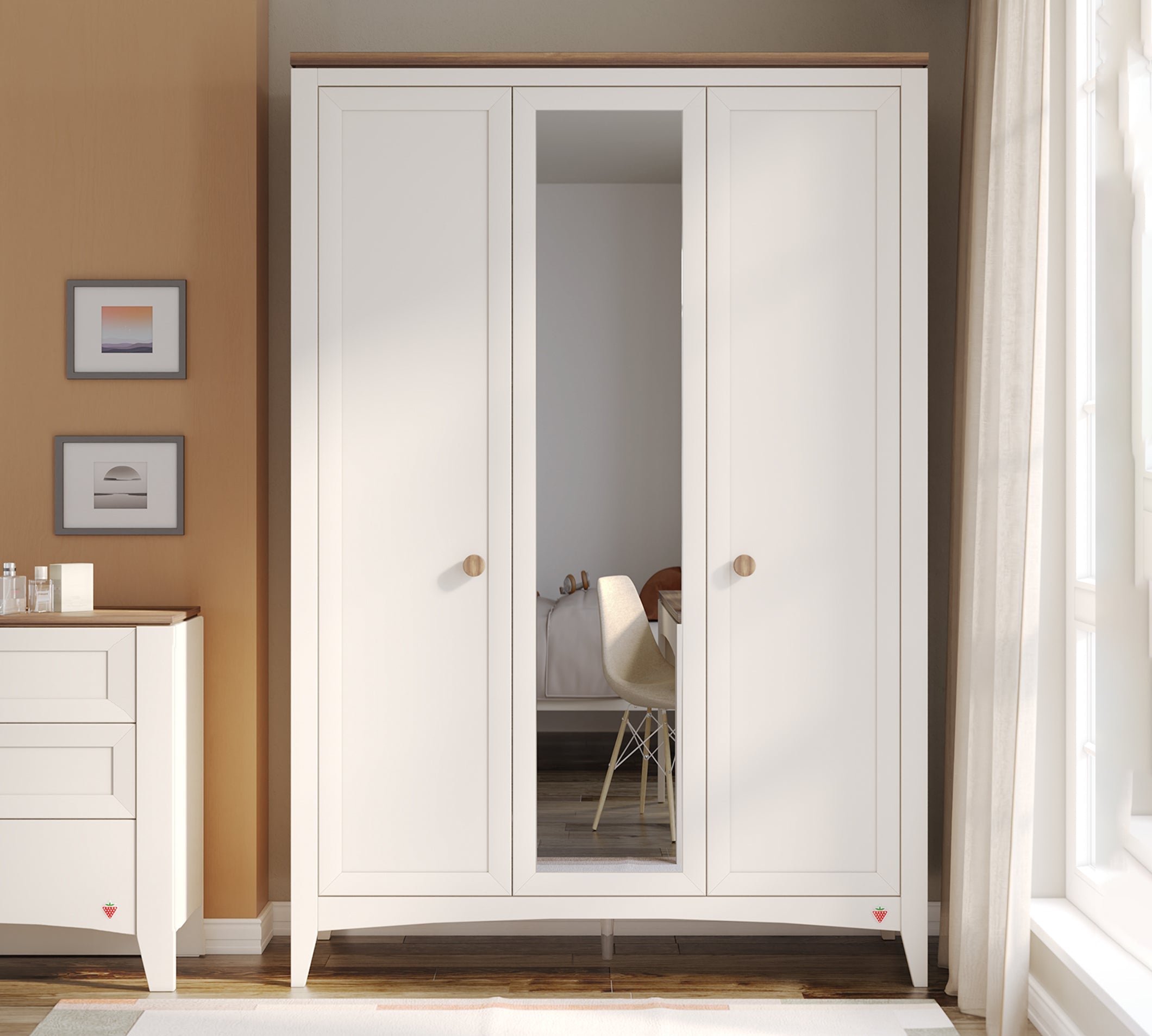 Cilek Lapel 3 DOORS Kleiderschrank – Bild 10