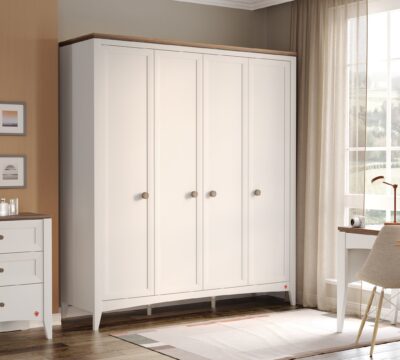 Cilek Lapel 4-türiger Kleiderschrank