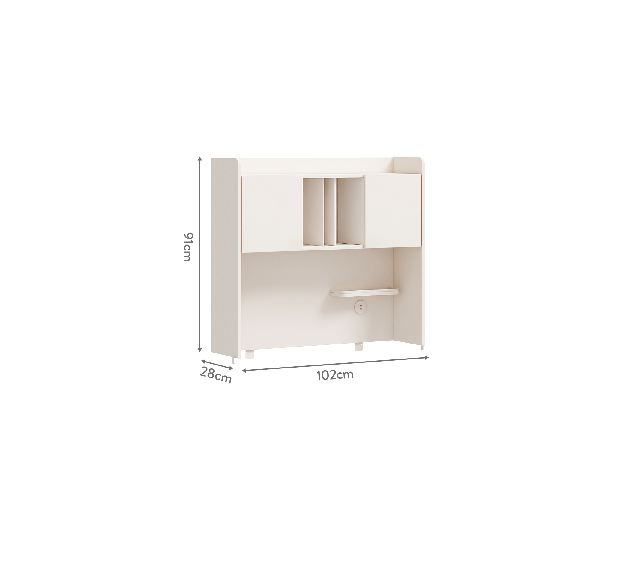 Cilek Varia Cream STUDY UNIT WITH Schrank – Bild 6
