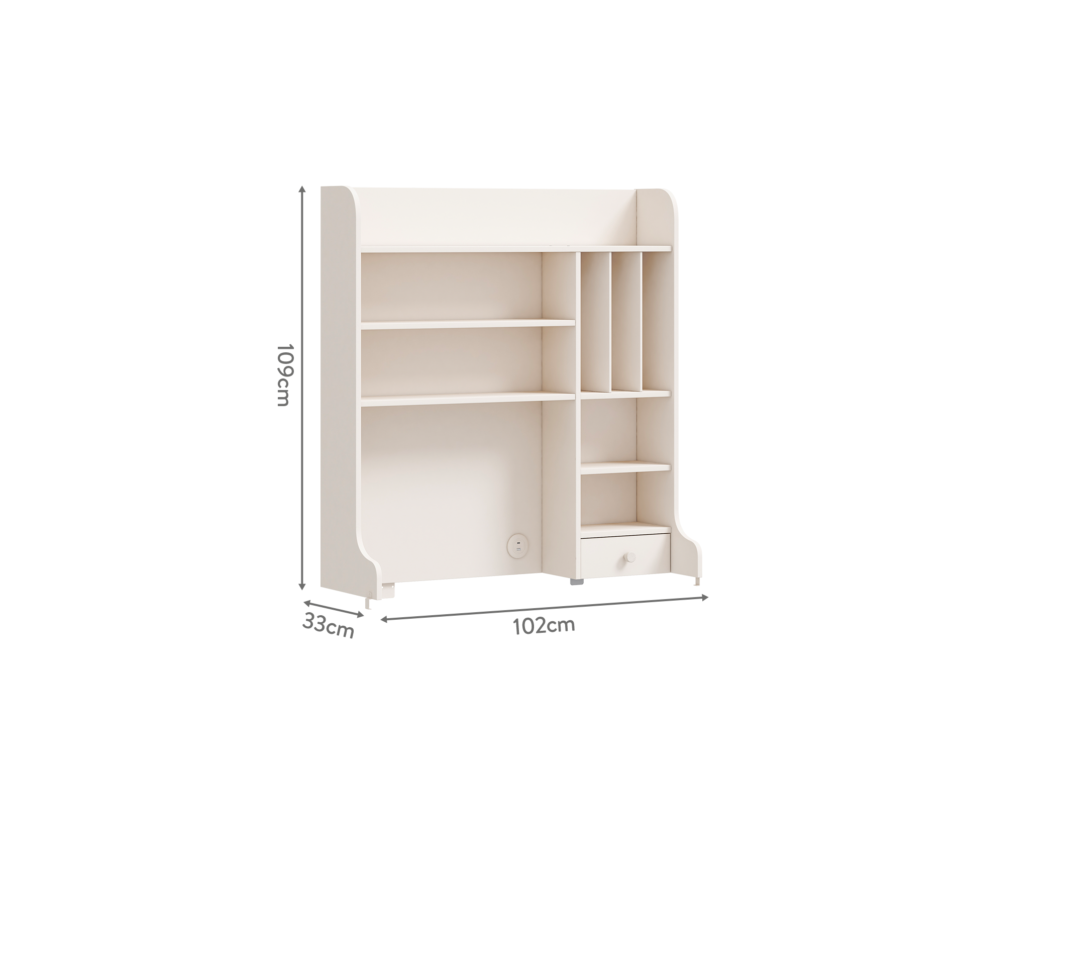 Cilek Varia Cream TALL STUDY UNIT – Bild 4