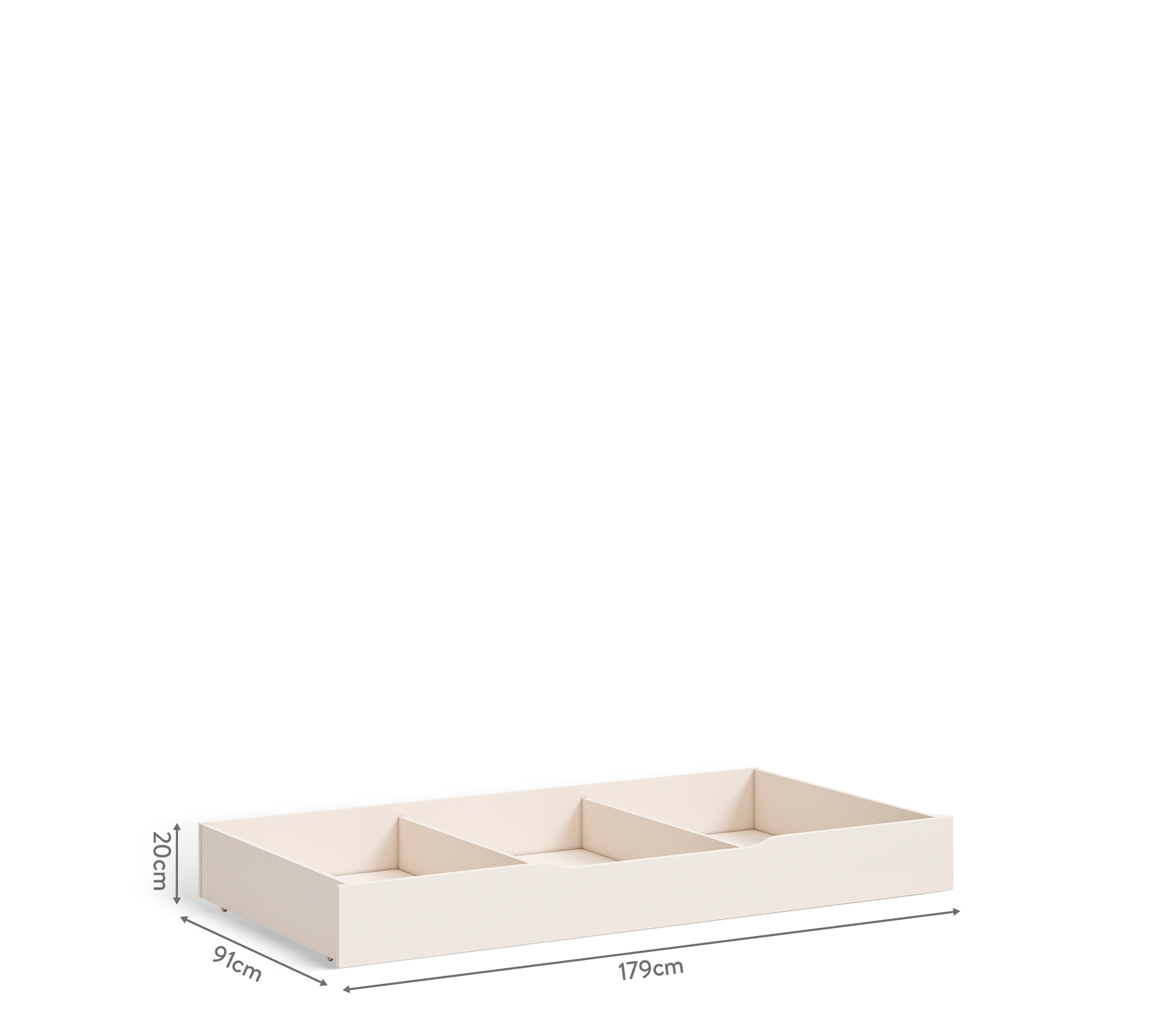 Cilek Varia Cream Etagenbett UNDER-Schublade WITH PARTITIONS – Bild 4