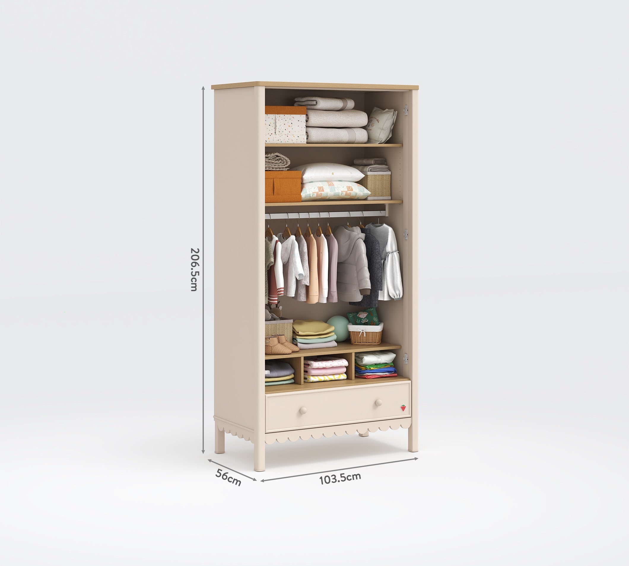 Cilek Toon 2 DOORS Kleiderschrank – Bild 5