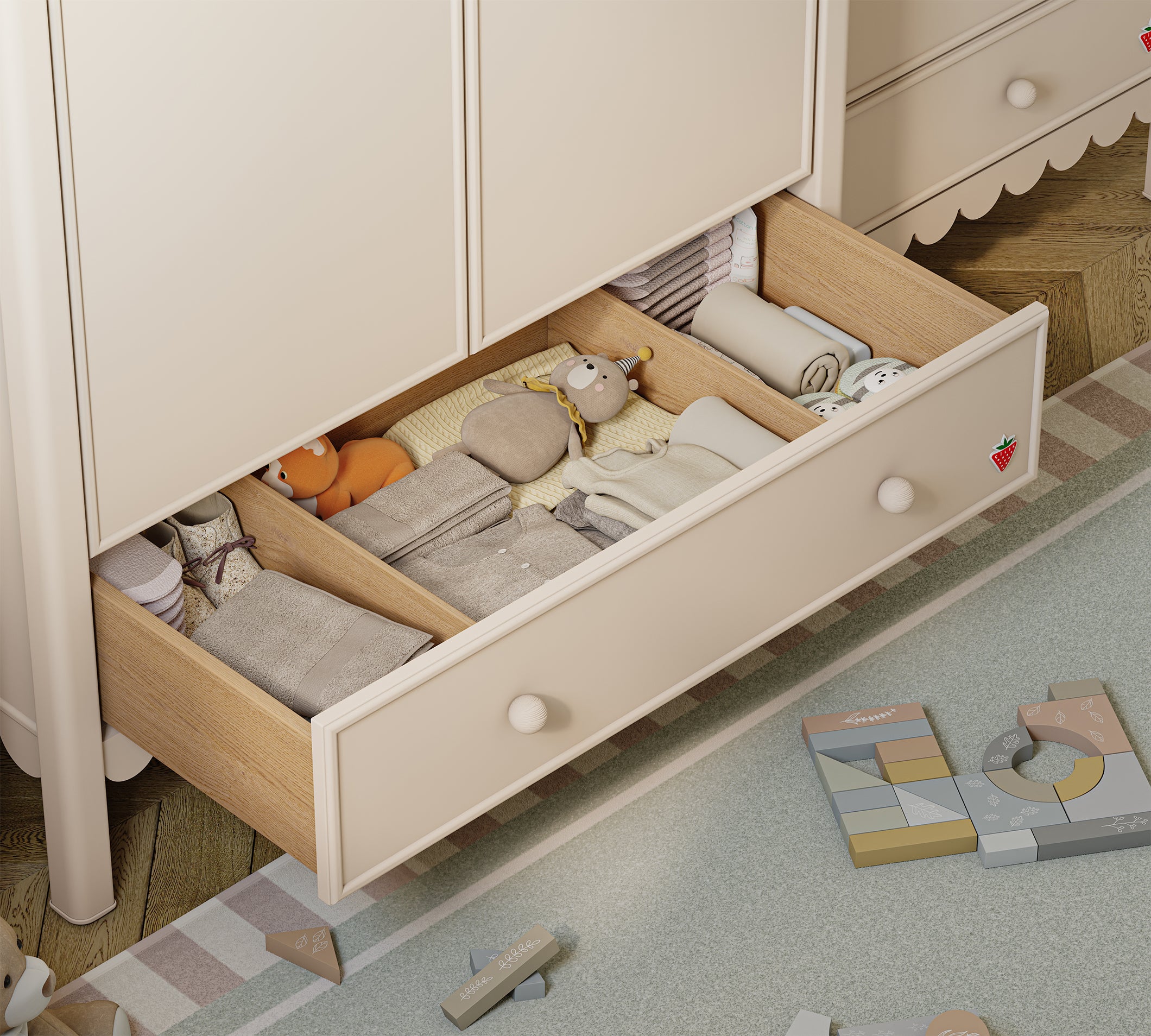 Cilek Toon 2 DOORS Kleiderschrank – Bild 4