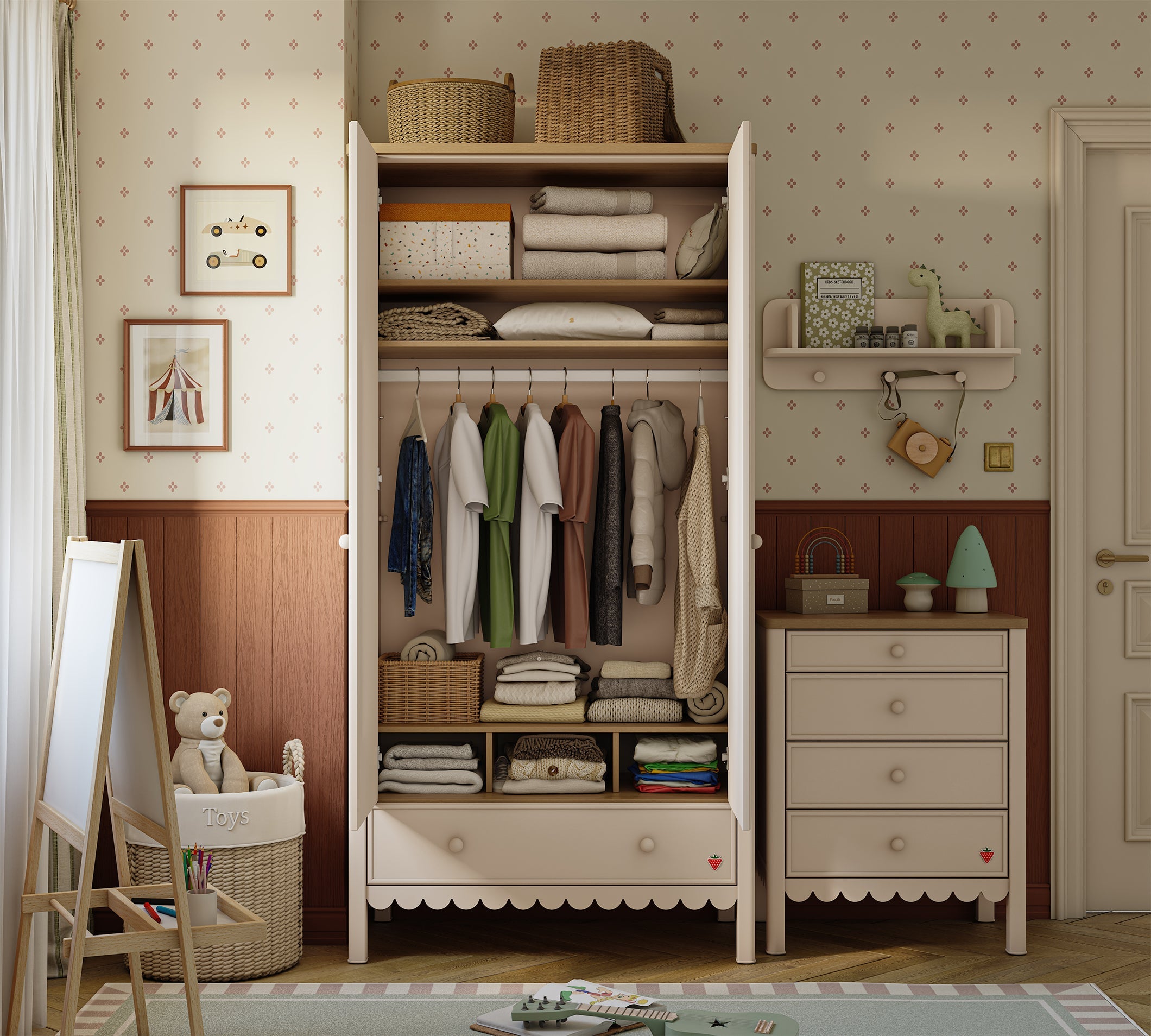 Cilek Toon 2 DOORS Kleiderschrank – Bild 7