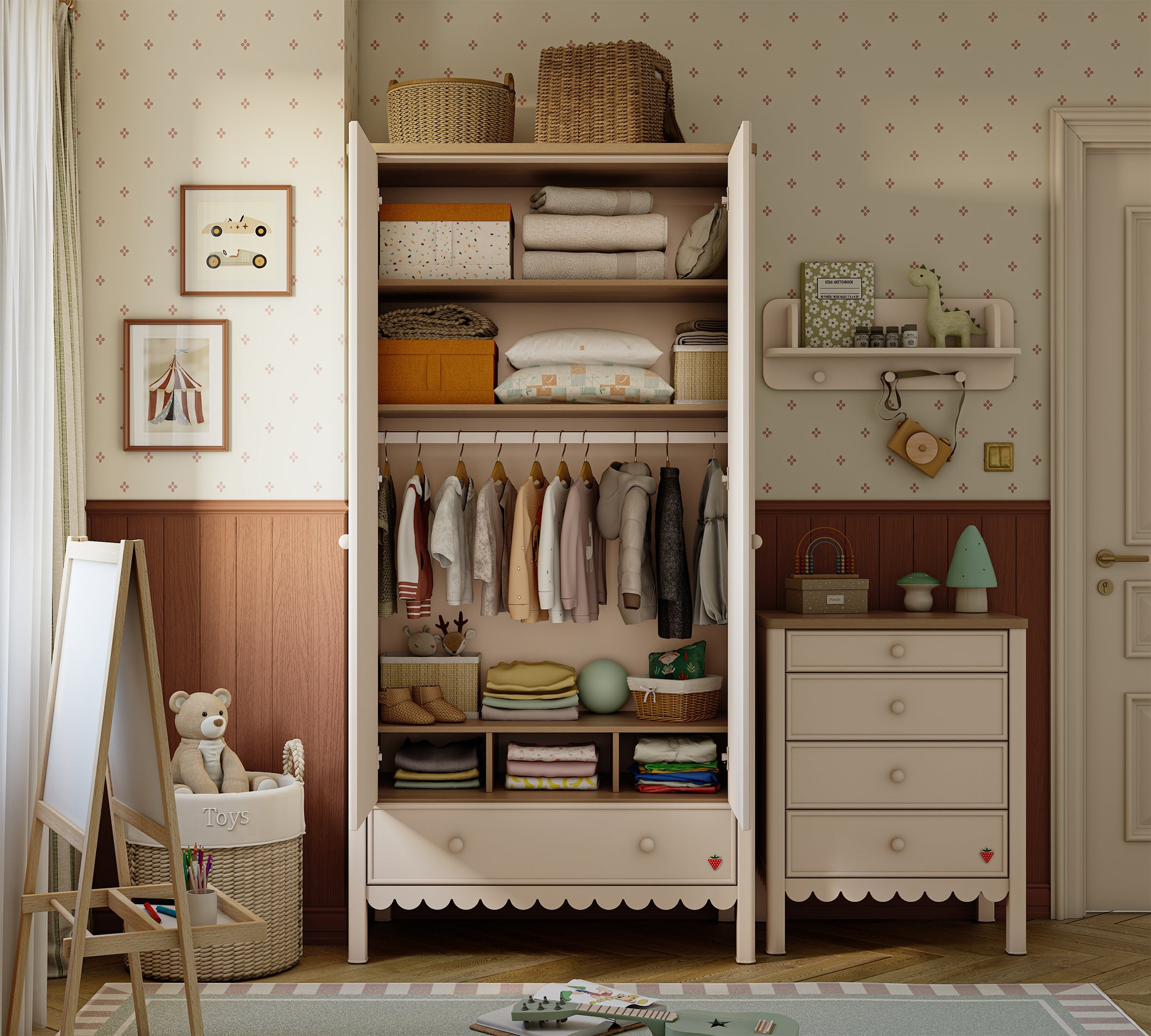 Cilek Toon 2 DOORS Kleiderschrank – Bild 8