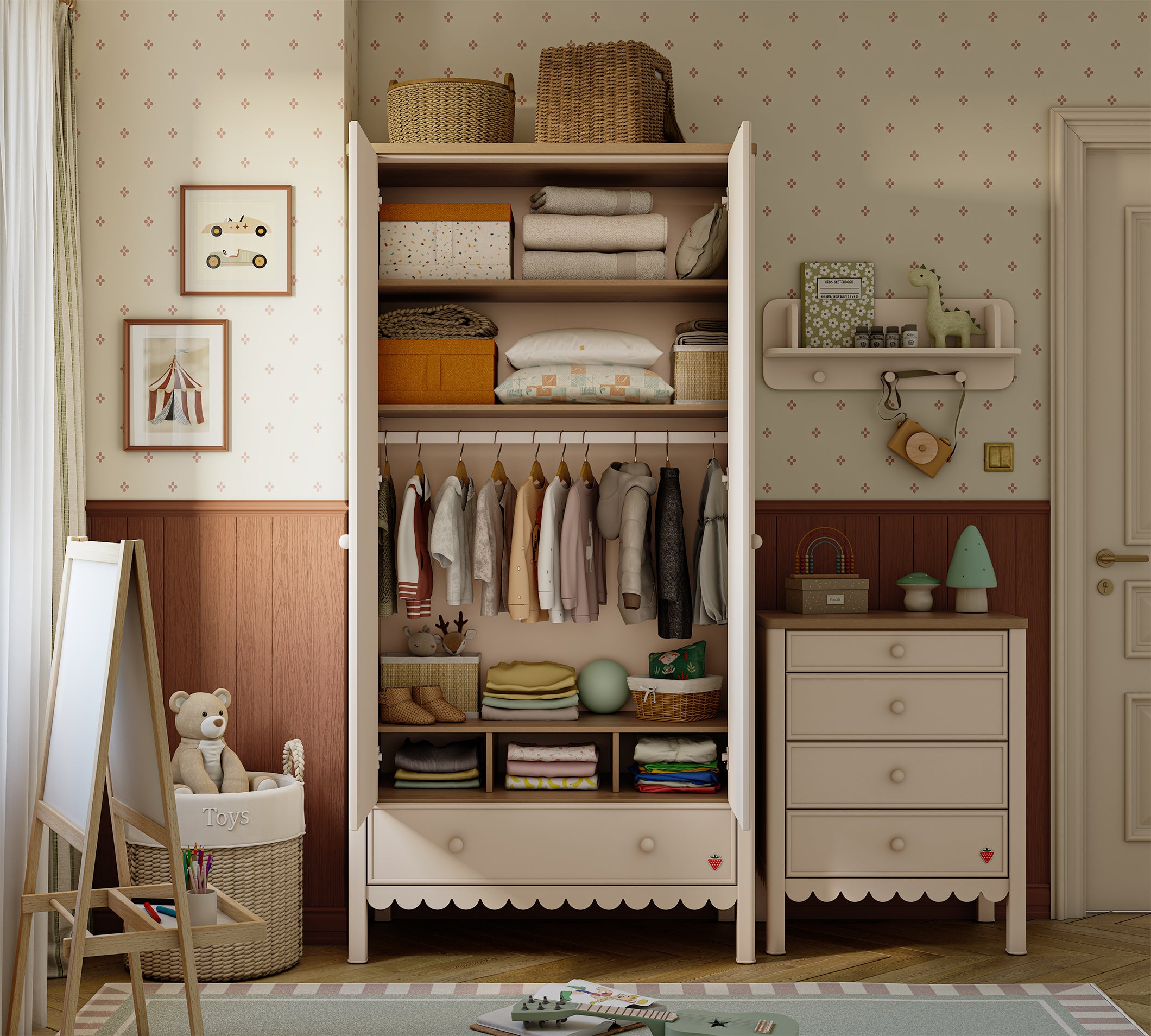 Cilek Toon 2 DOORS Kleiderschrank – Bild 3