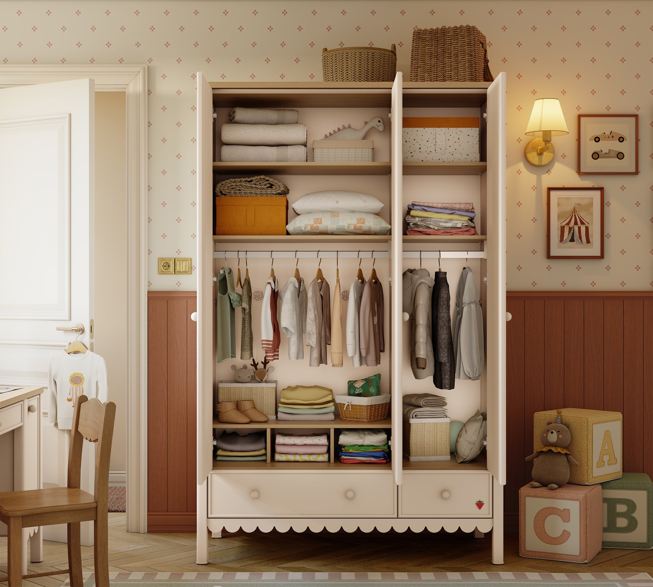 Cilek Toon 3 DOORS Kleiderschrank – Bild 7