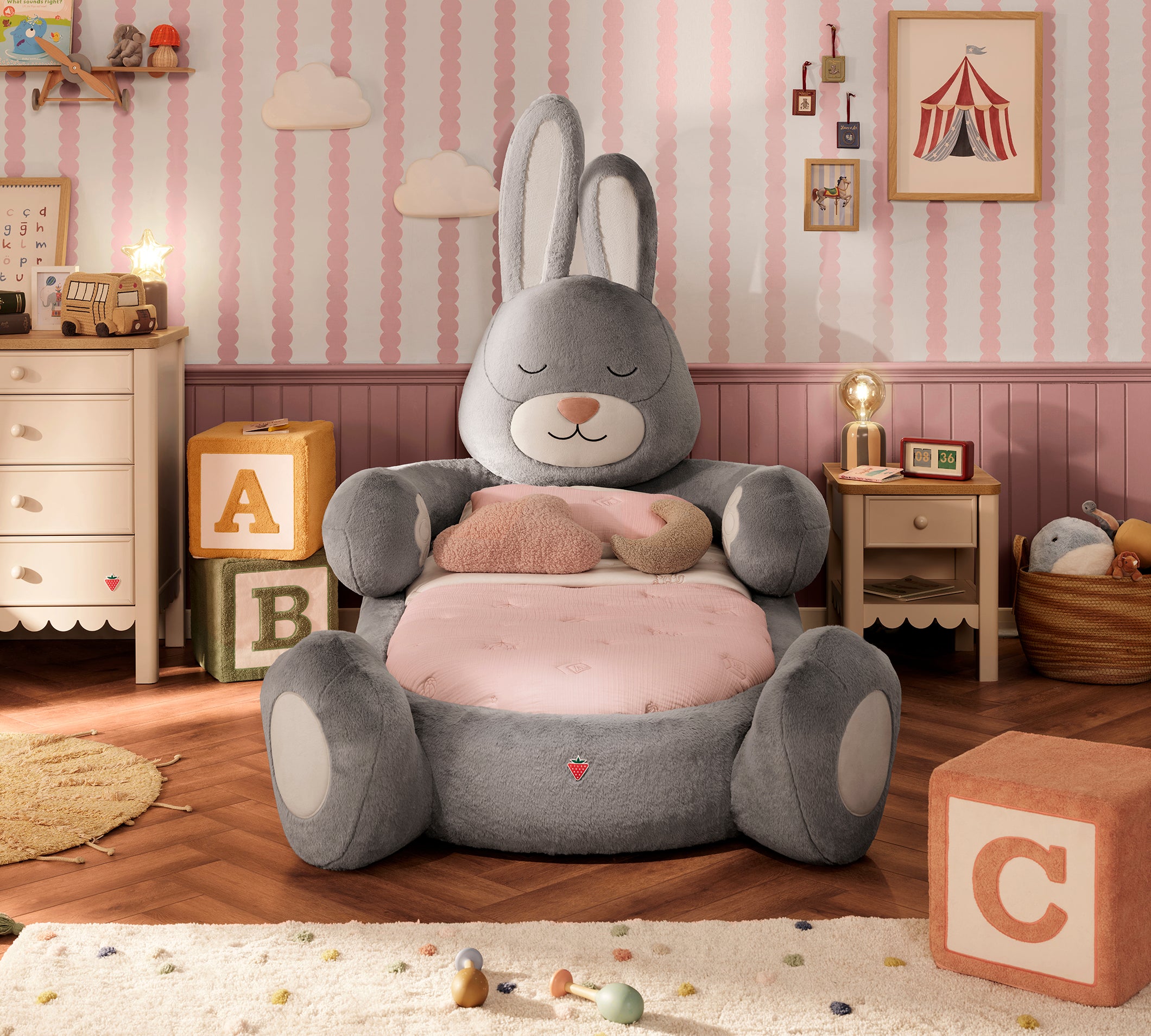 Cilek Fluffy Friends Hasenbett (78 × 163 cm) – Bild 10