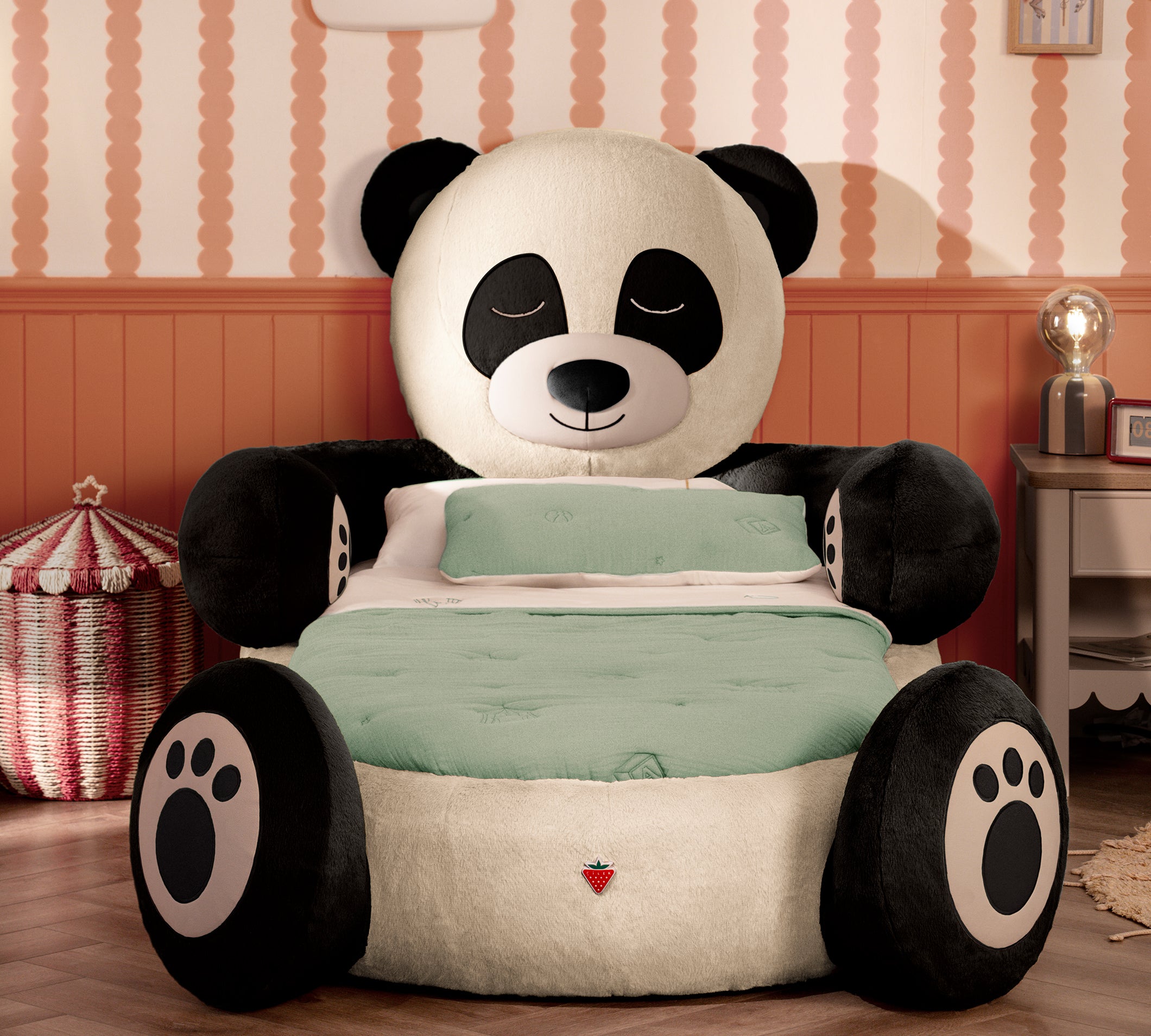 Cilek Fluffy Friends PANDA Bett (78 × 163 cm)