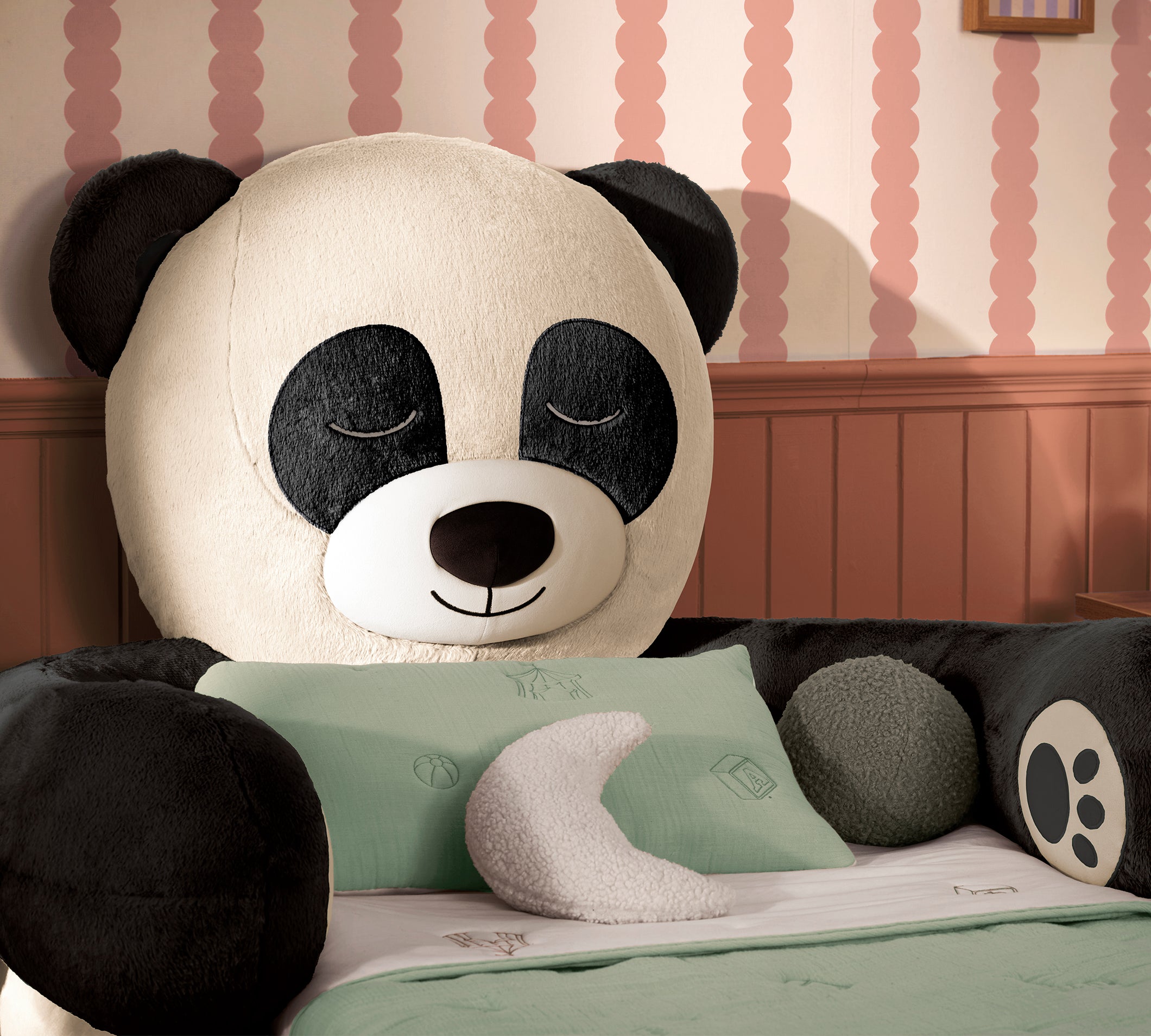 Cilek Fluffy Friends PANDA Bett (78 × 163 cm) – Bild 4