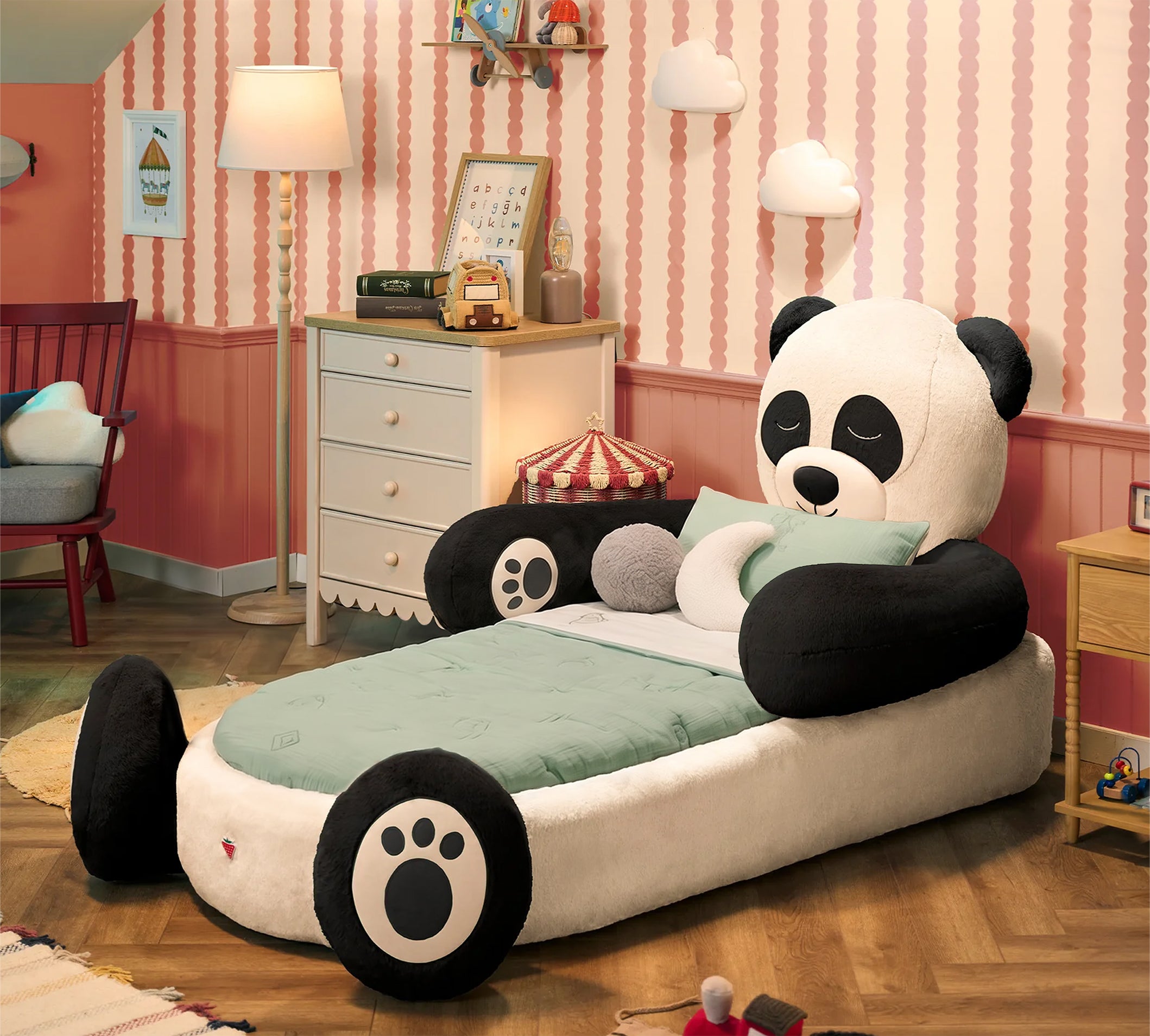 Cilek Fluffy Friends PANDA Bett (78 × 163 cm) – Bild 6
