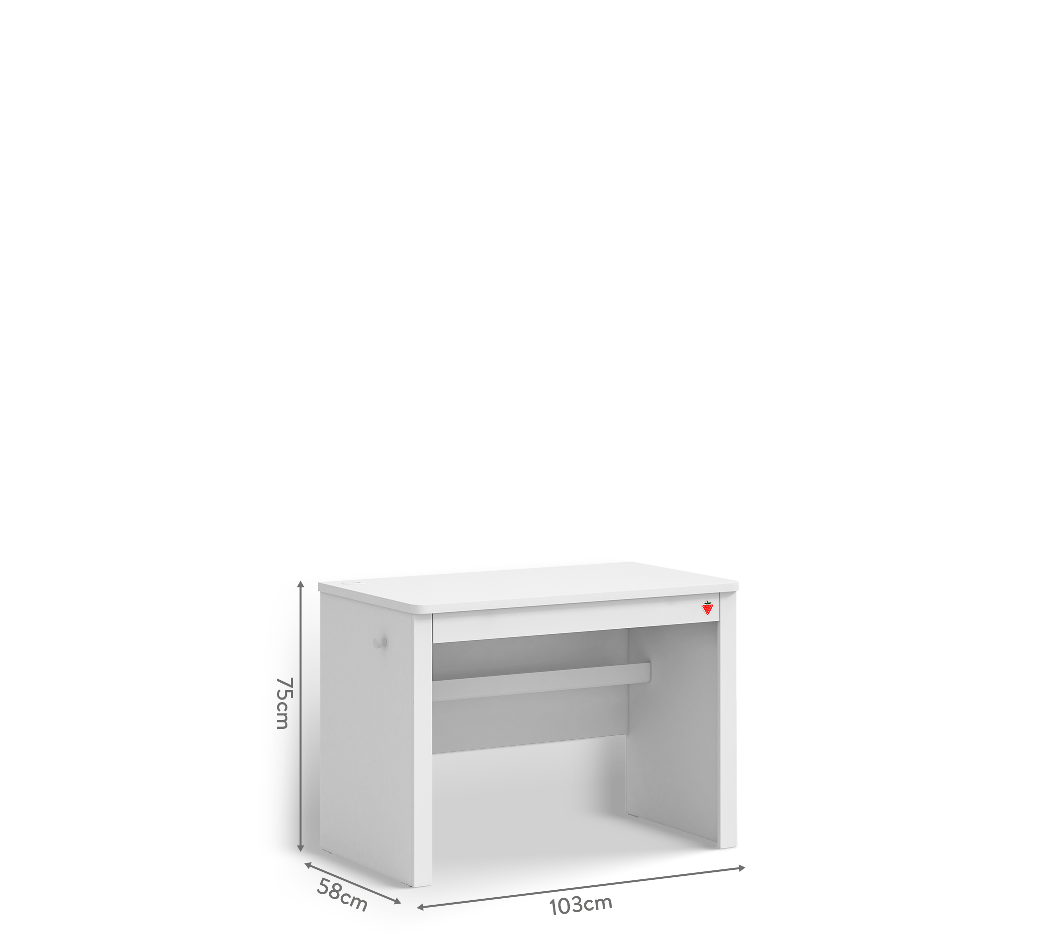 Cilek Varia White Varia Weiß Klein STUDY Schreibtisch – Bild 2