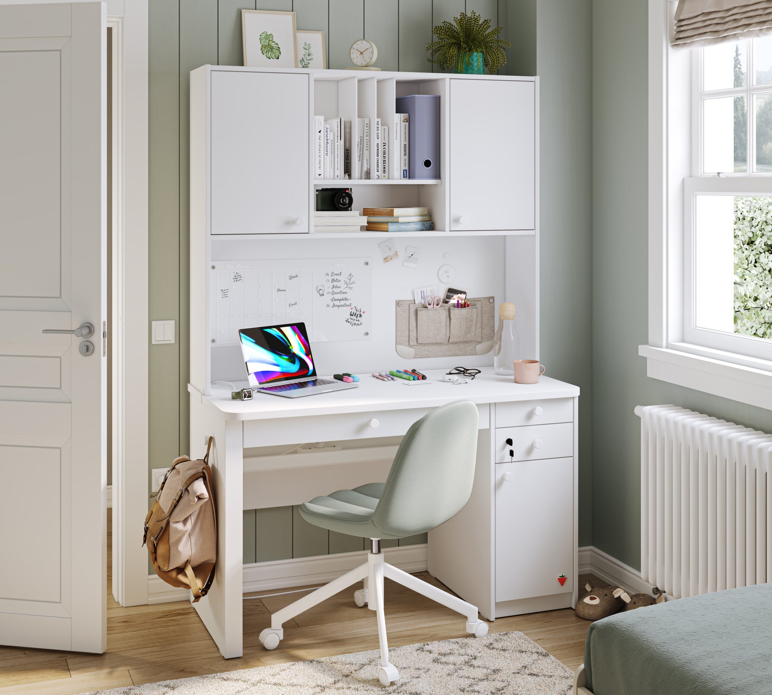 Cilek Varia White Varia Weiß WIDE STUDY UNIT – Bild 2