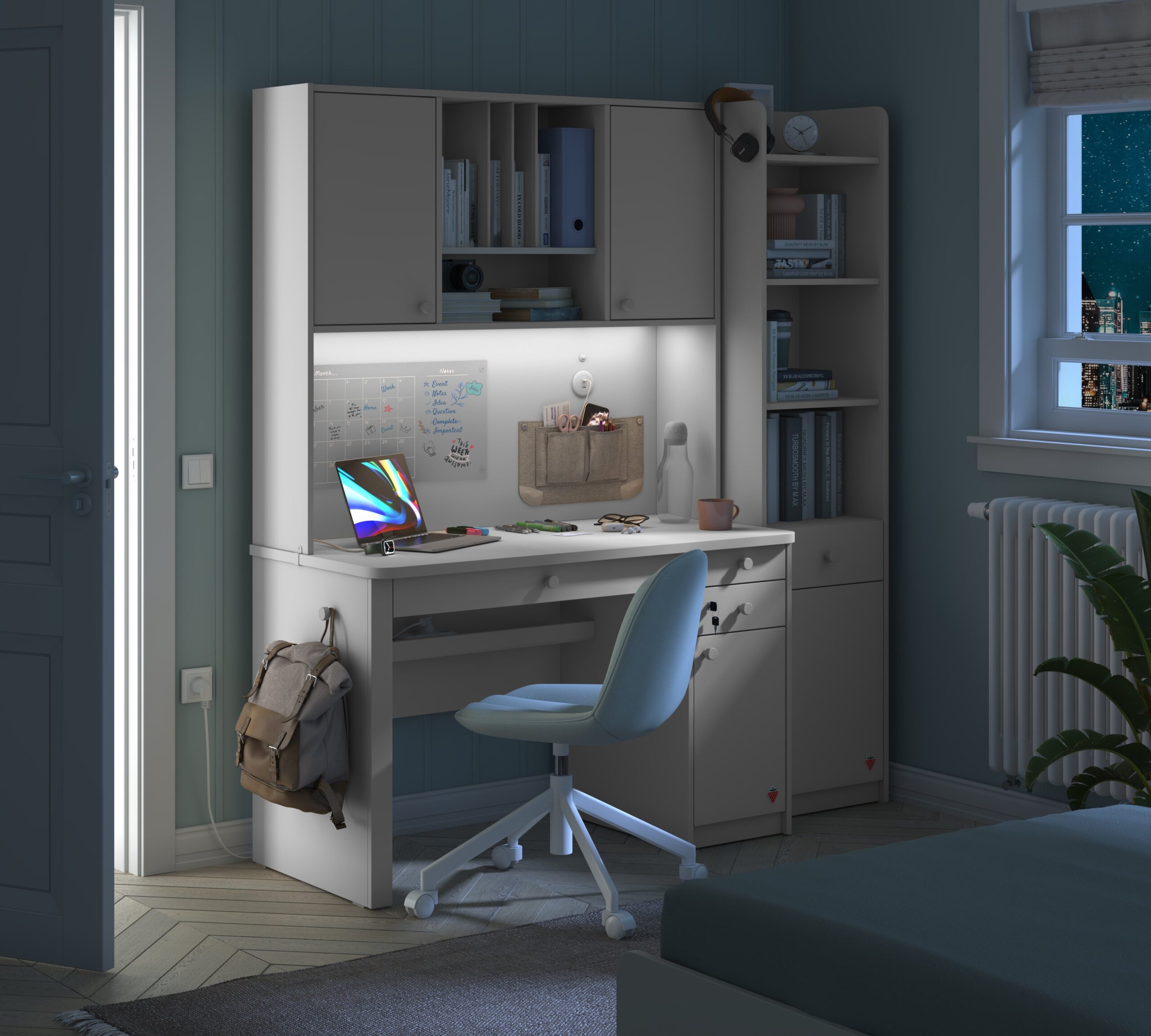 Cilek Varia White Varia Weiß WIDE STUDY UNIT – Bild 7