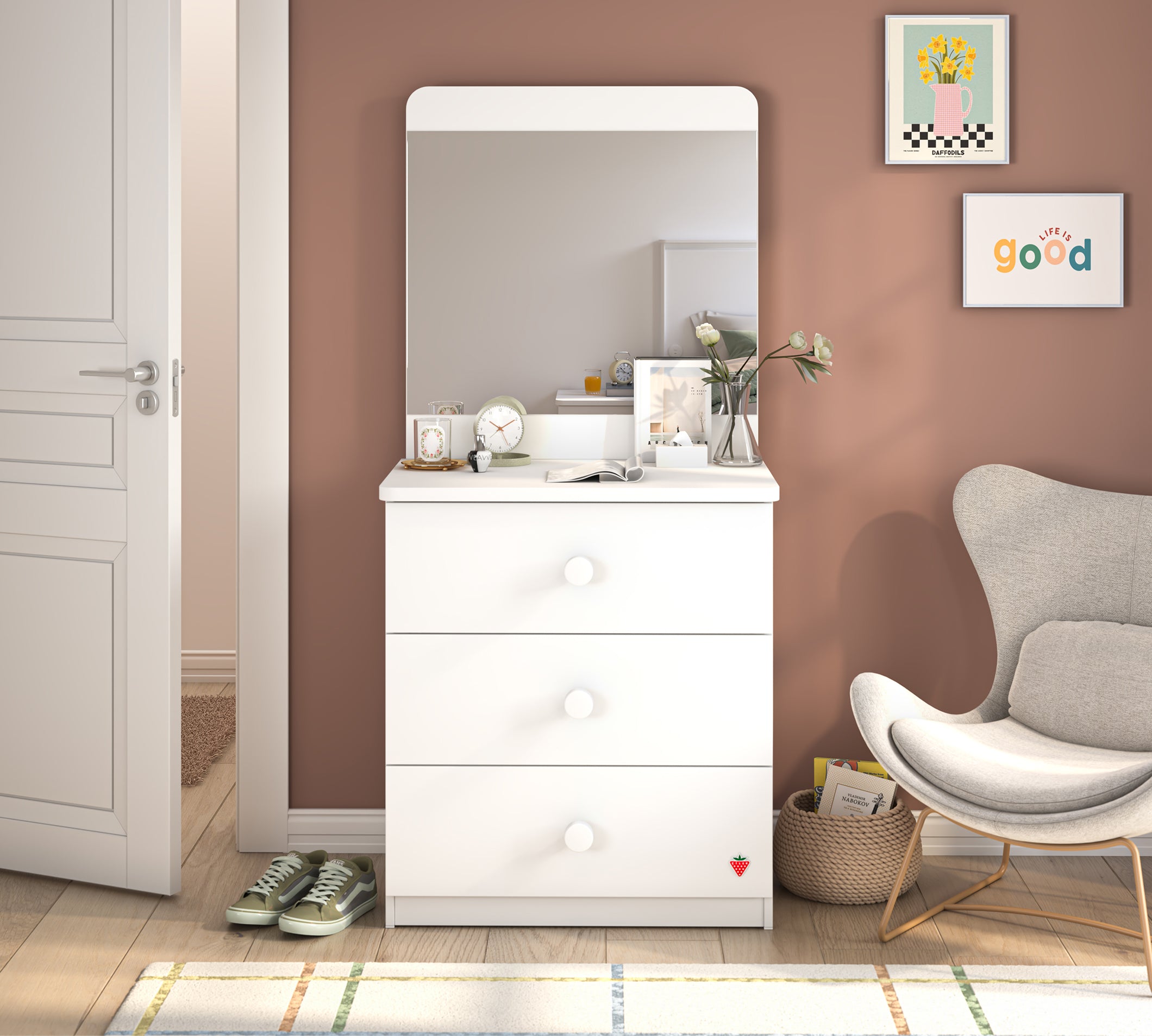 Cilek Varia White Varia Weiß LINE Wäschekommode