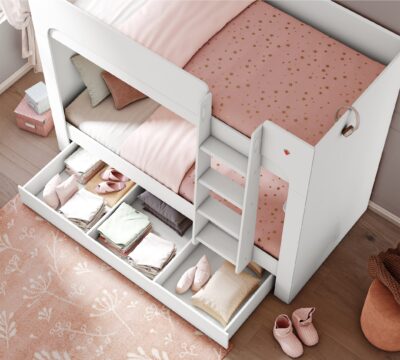 Cilek Varia White Unterbett-Schublade mit Fächern