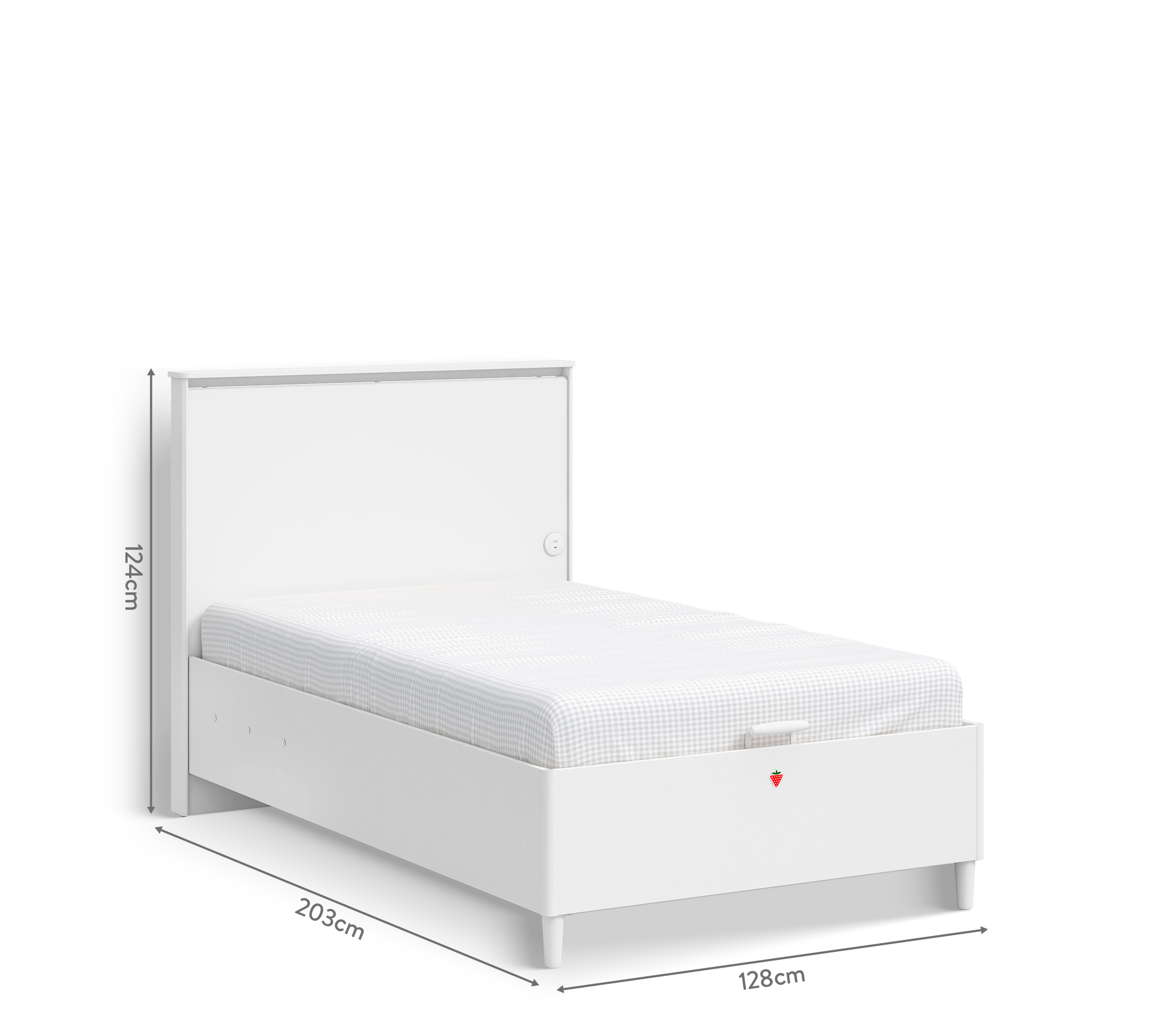 Cilek Varia White Varia Weiß Bett WITH BASE – Bild 12