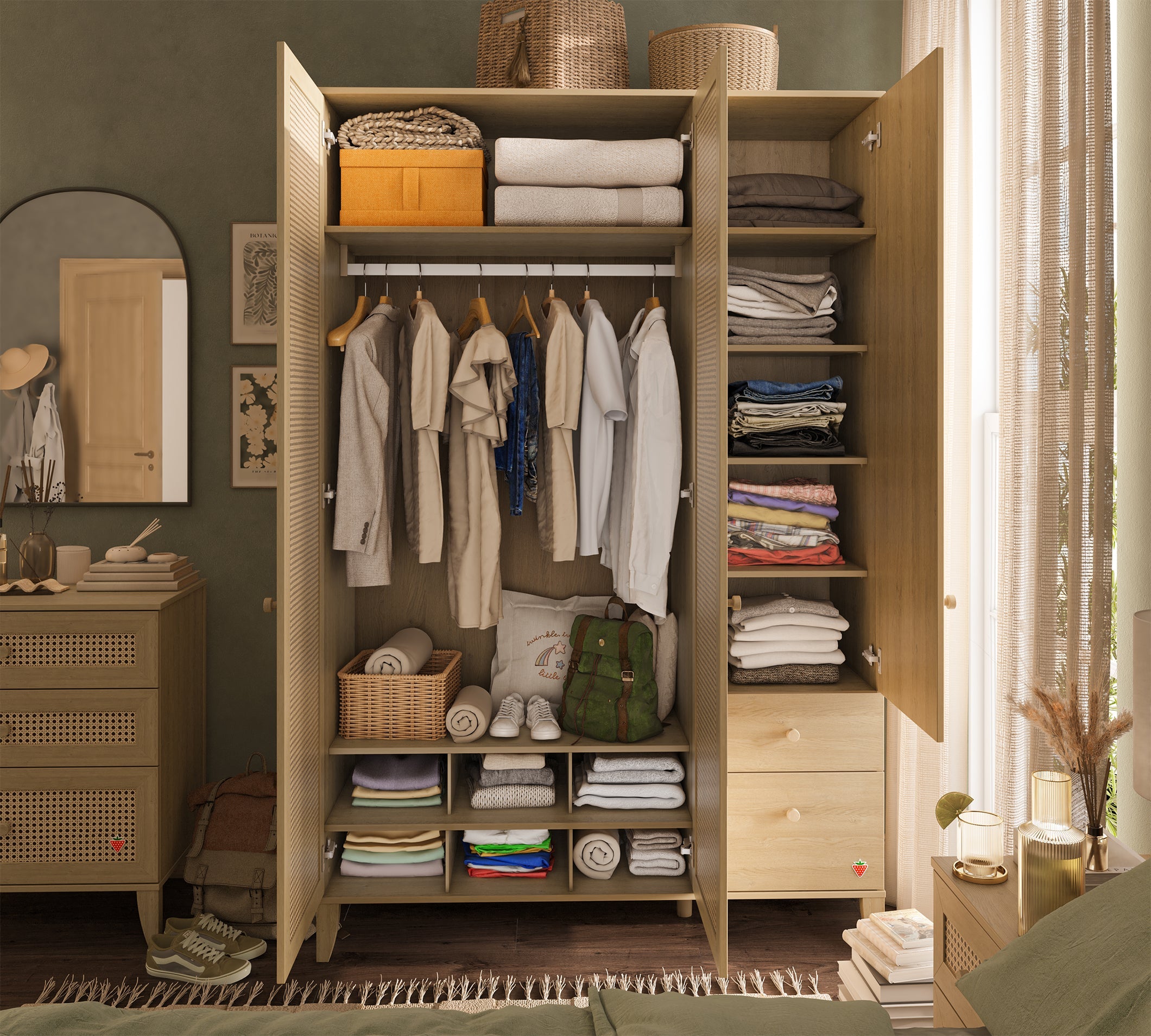 Cilek Loof 3-türiger Kleiderschrank – Bild 8