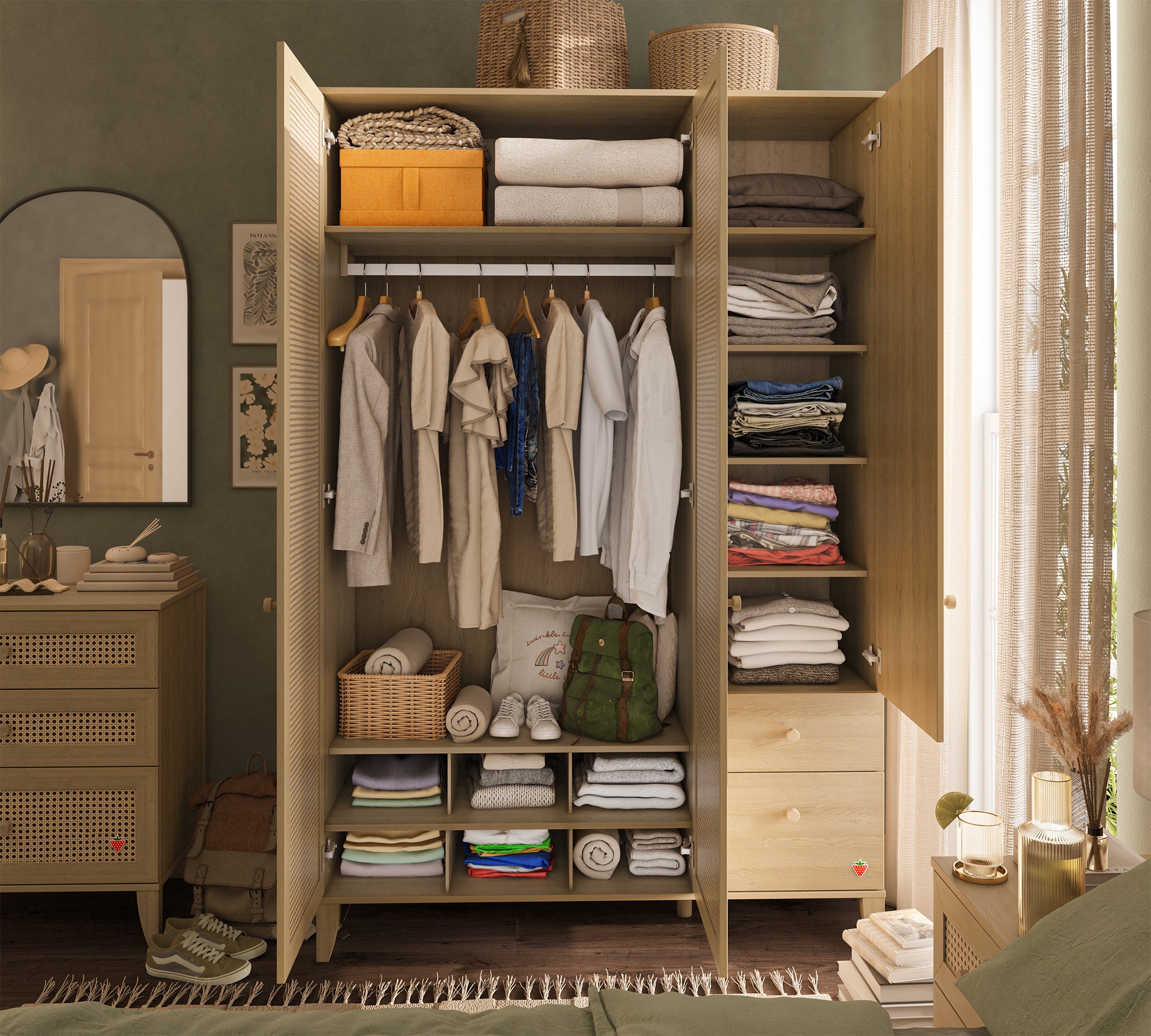 Cilek Loof 3-türiger Kleiderschrank – Bild 3