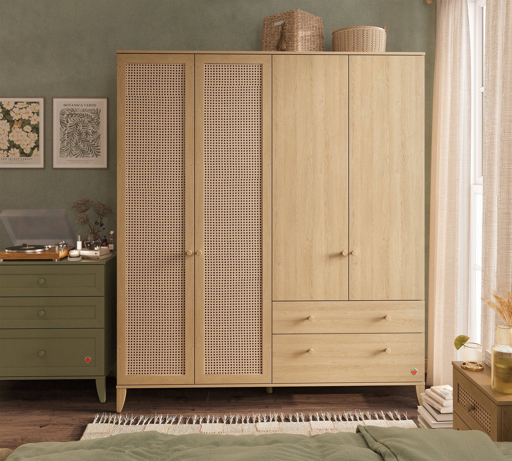 Cilek Loof 4-türiger Kleiderschrank – Bild 6