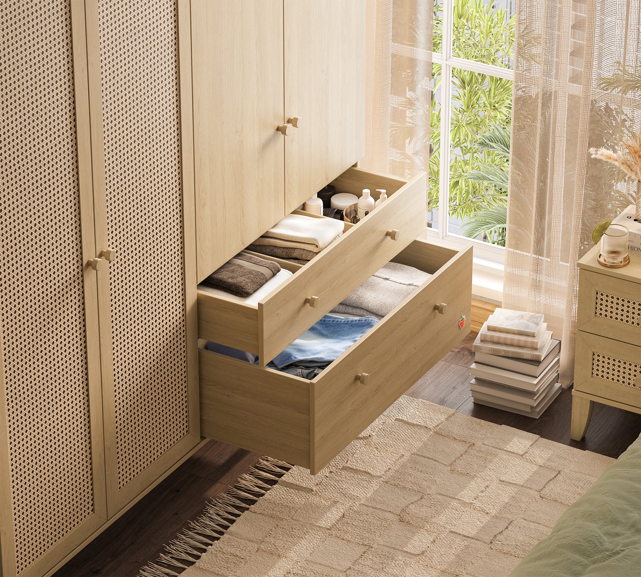 Cilek Loof 4-türiger Kleiderschrank – Bild 4