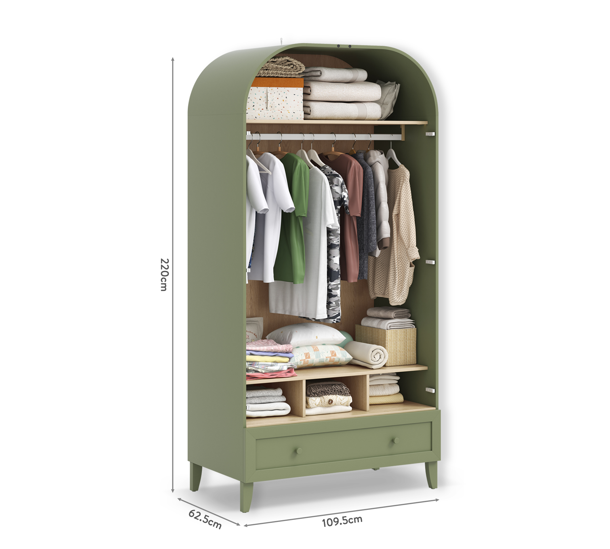 Cilek Loof ARC 2-türiger Kleiderschrank – Bild 10