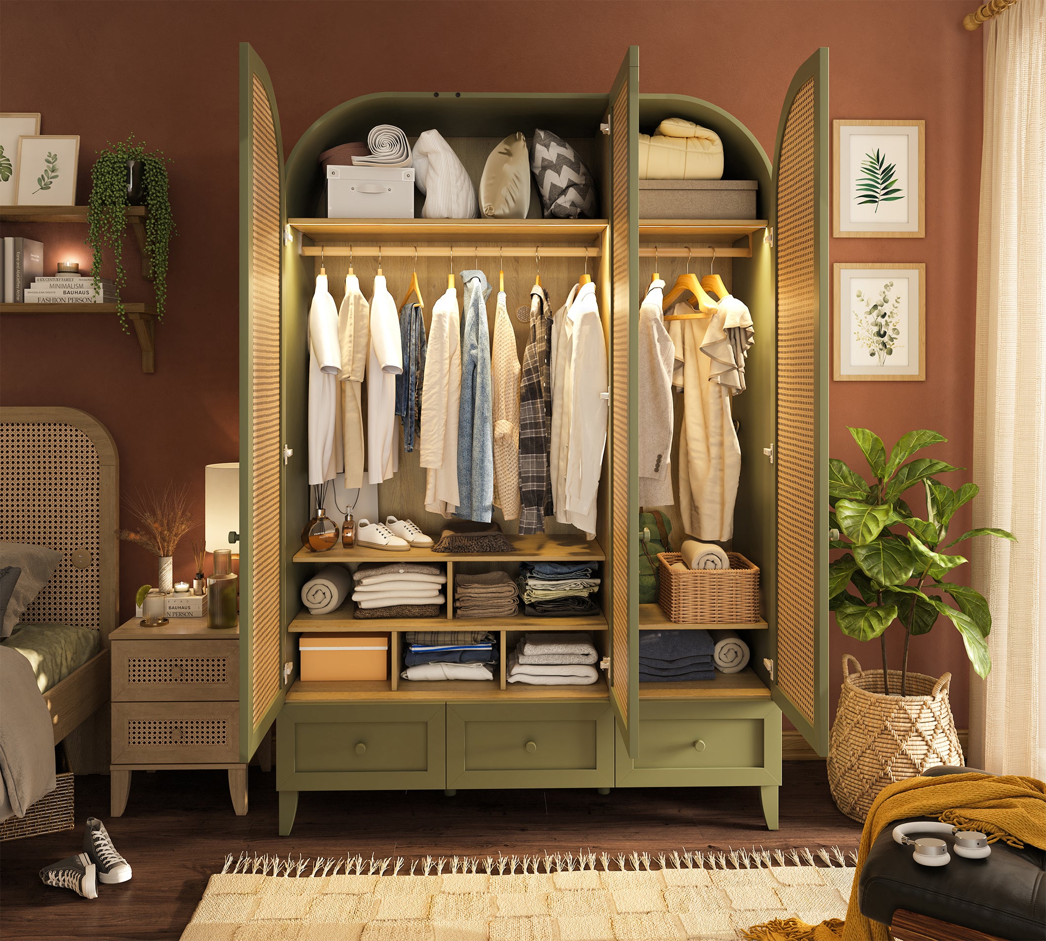 Cilek Loof ARC 3-türiger Kleiderschrank – Bild 2