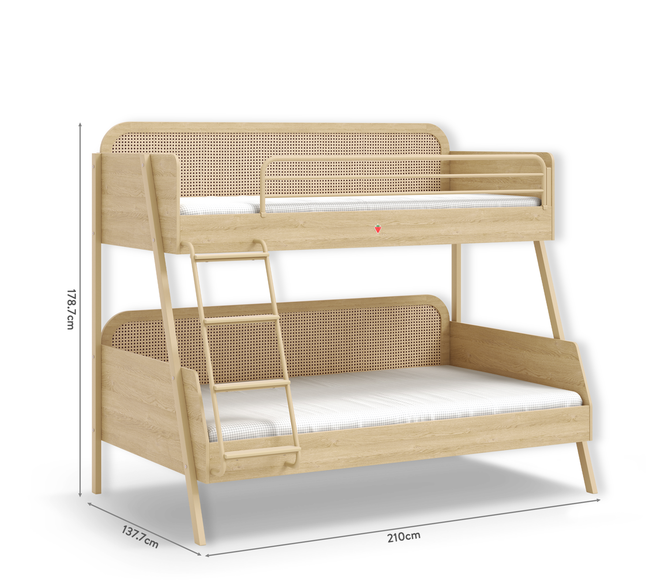 Cilek Loof Großes Etagenbett (90 × 200–120 × 200 cm) – Bild 4