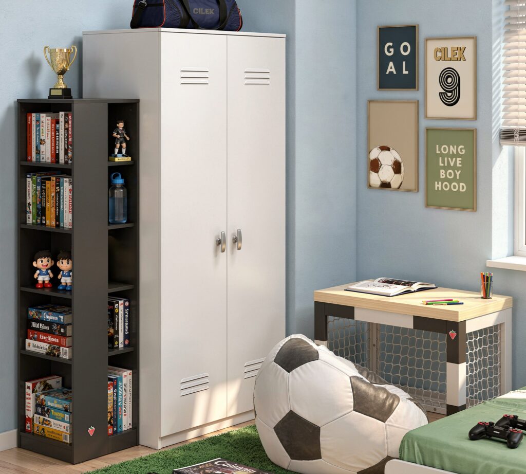 Cilek LOCKER Kleiderschrank-Weiß