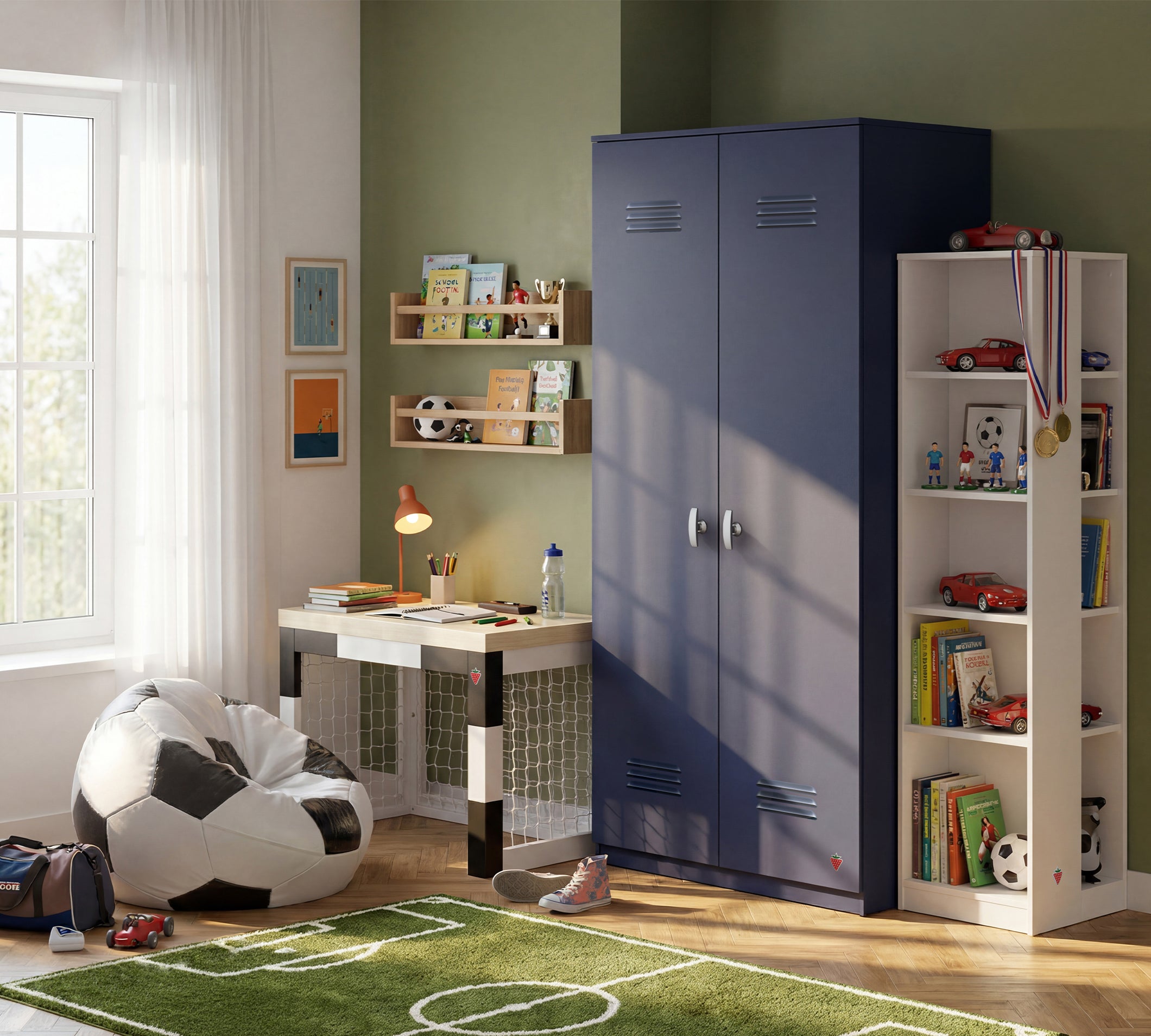 Cilek LOCKER Kleiderschrank-Dunkelblau – Bild 4
