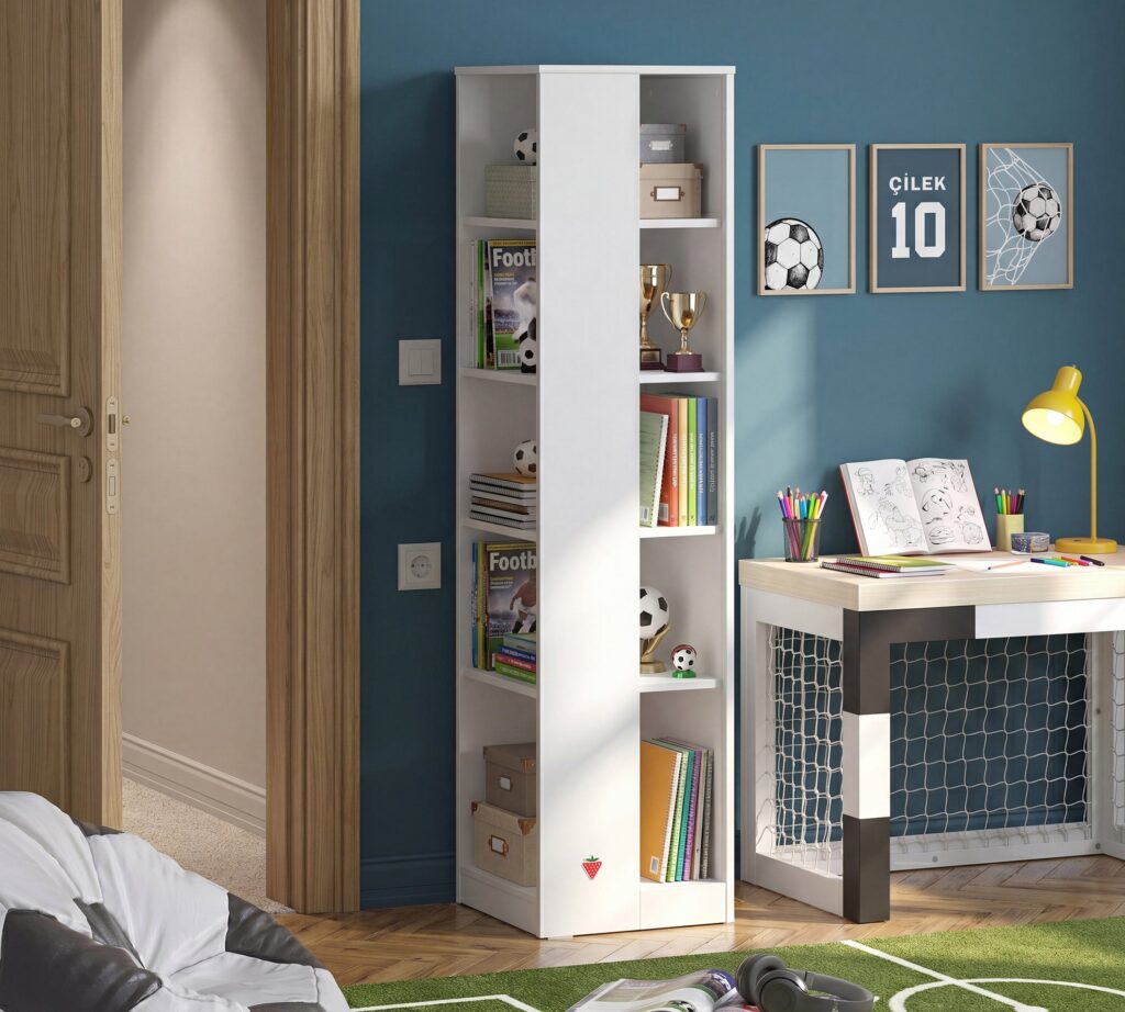 Cilek Eck-Bücherregal-Weiß
