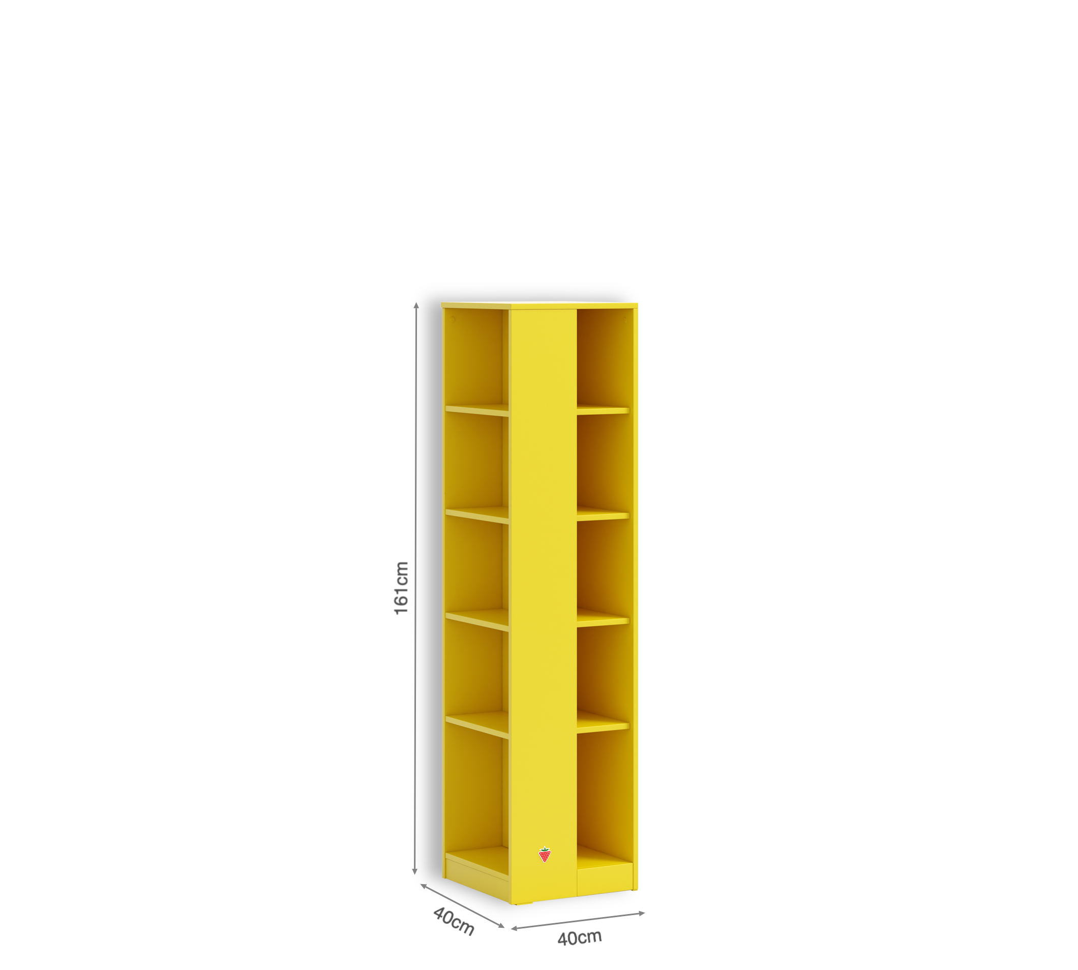 Cilek Eck-Bücherregal-Gelb – Bild 2