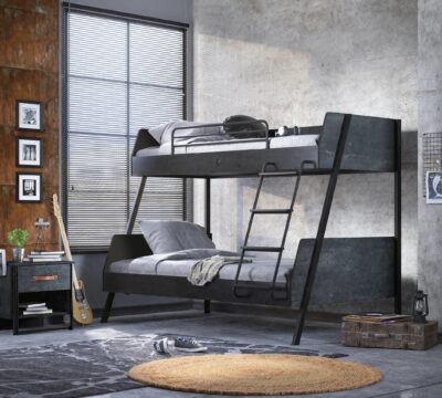 Cilek Dark Metal Großes Etagenbett (90 × 200–120 × 200 cm)