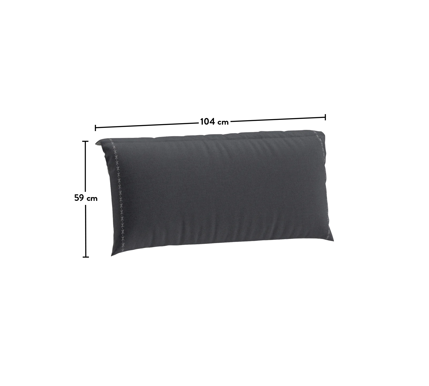 Cilek Kopfteilkissen Anthrazit-Grau (100 × 200 cm) – Bild 14