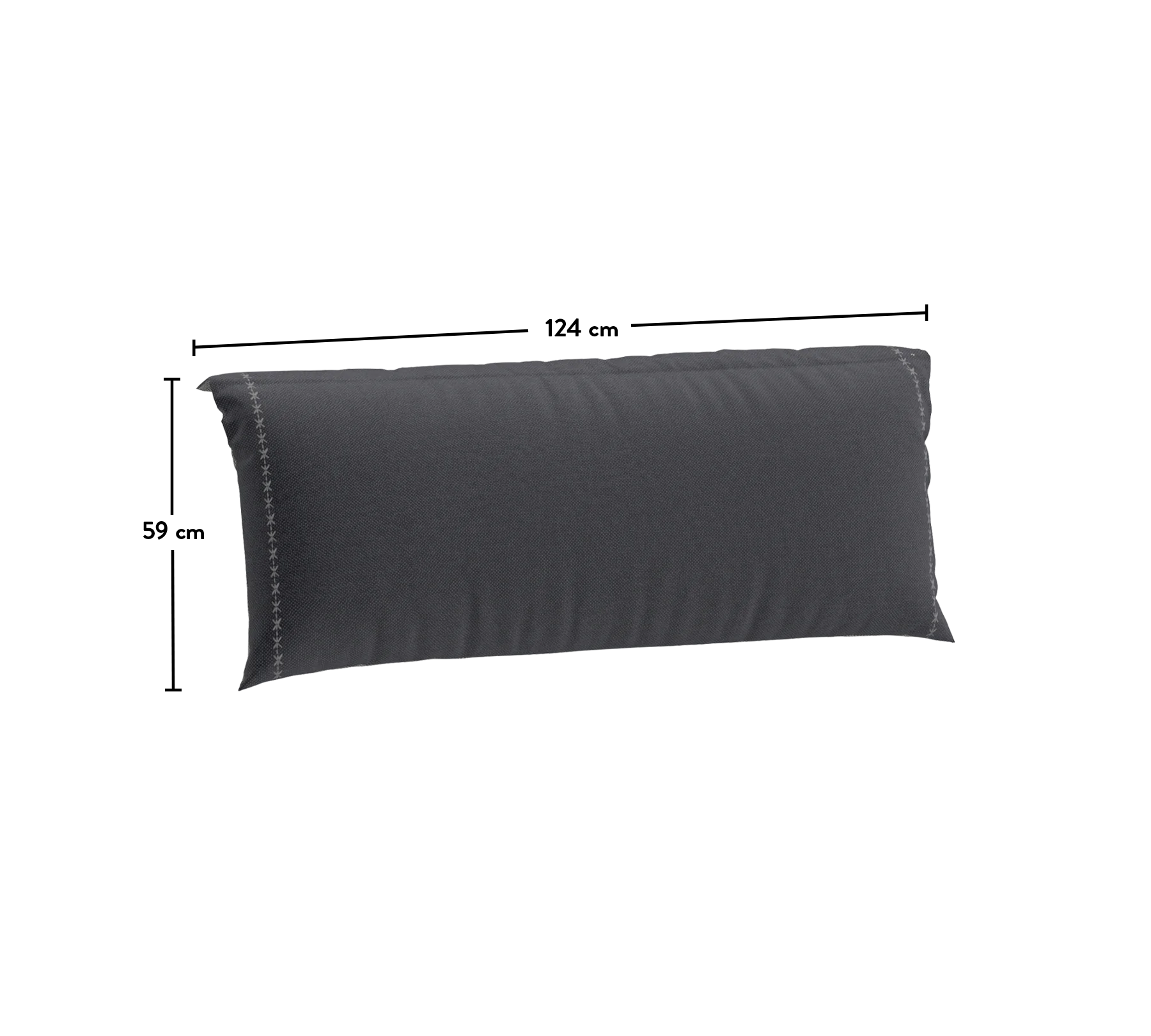 Cilek Kopfteilkissen Anthrazit-Grau (100 × 200 cm) – Bild 15
