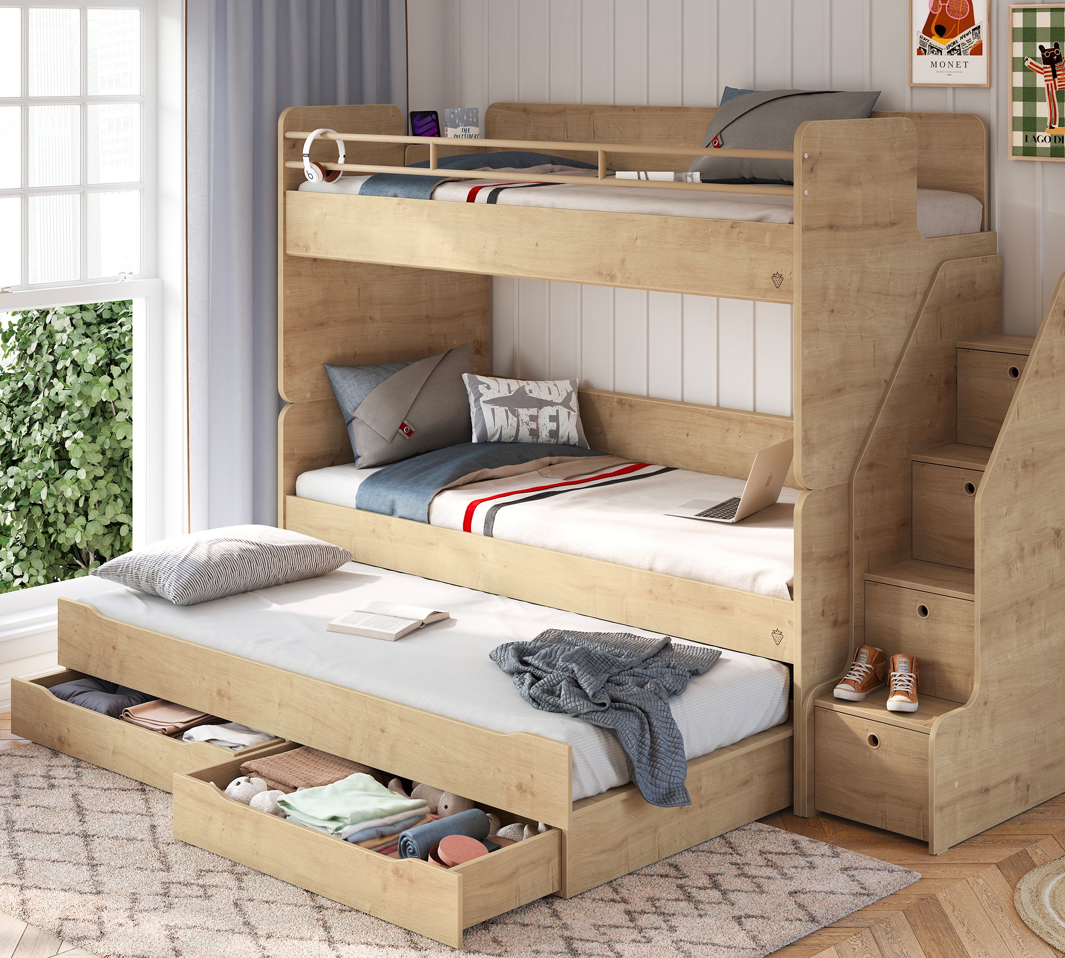 Cilek Studio Ausziehbett (mocha) – Bild 3