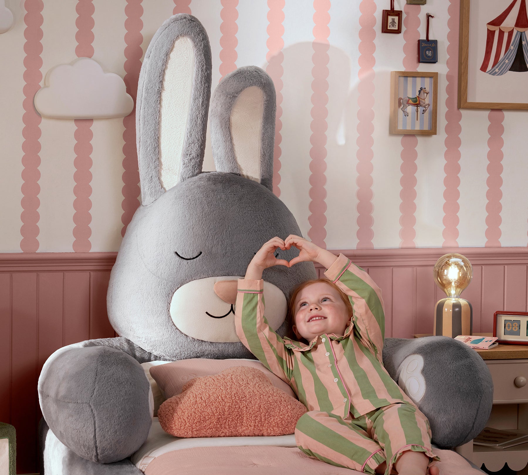 Cilek Fluffy Friends Hasenbett (78 × 163 cm) – Bild 2