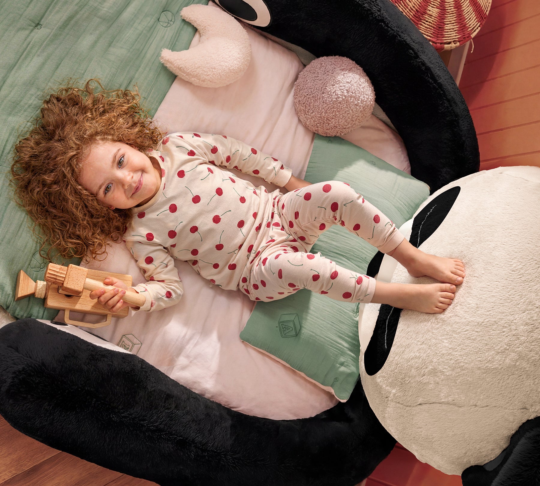 Cilek Fluffy Friends PANDA Bett (78 × 163 cm) – Bild 3