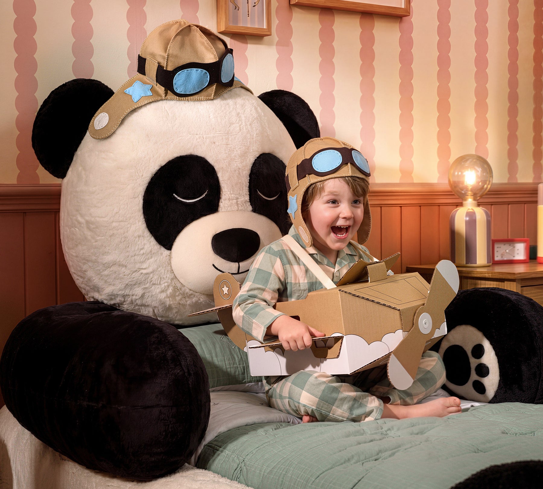 Cilek Fluffy Friends PANDA Bett (78 × 163 cm) – Bild 2