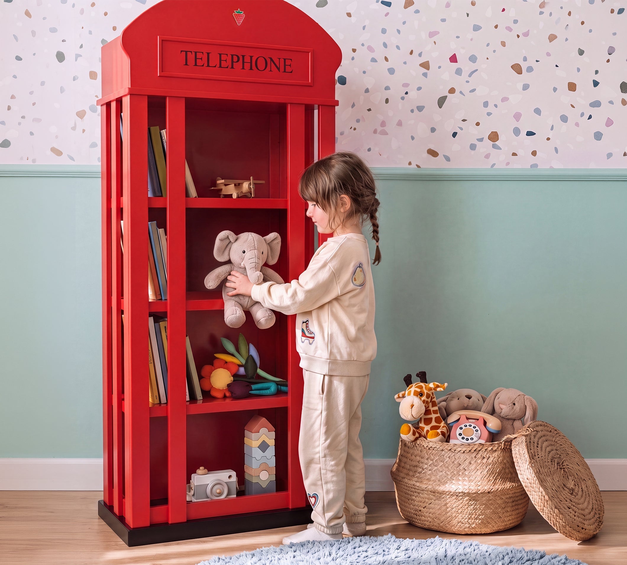 Cilek Racecup Telefonzellen-Bücherregal – Bild 2
