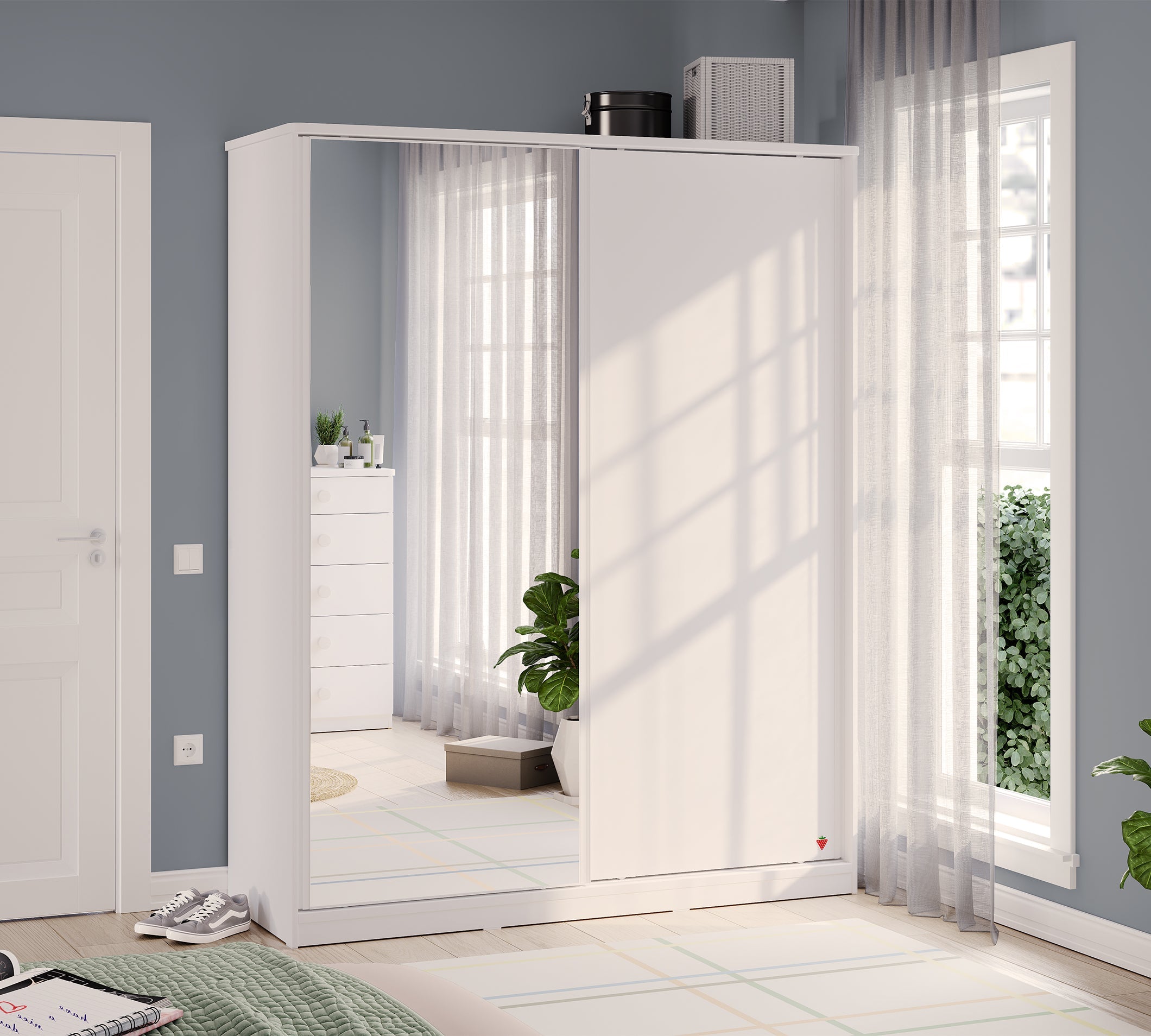 Cilek Varia White Schiebetürenschrank