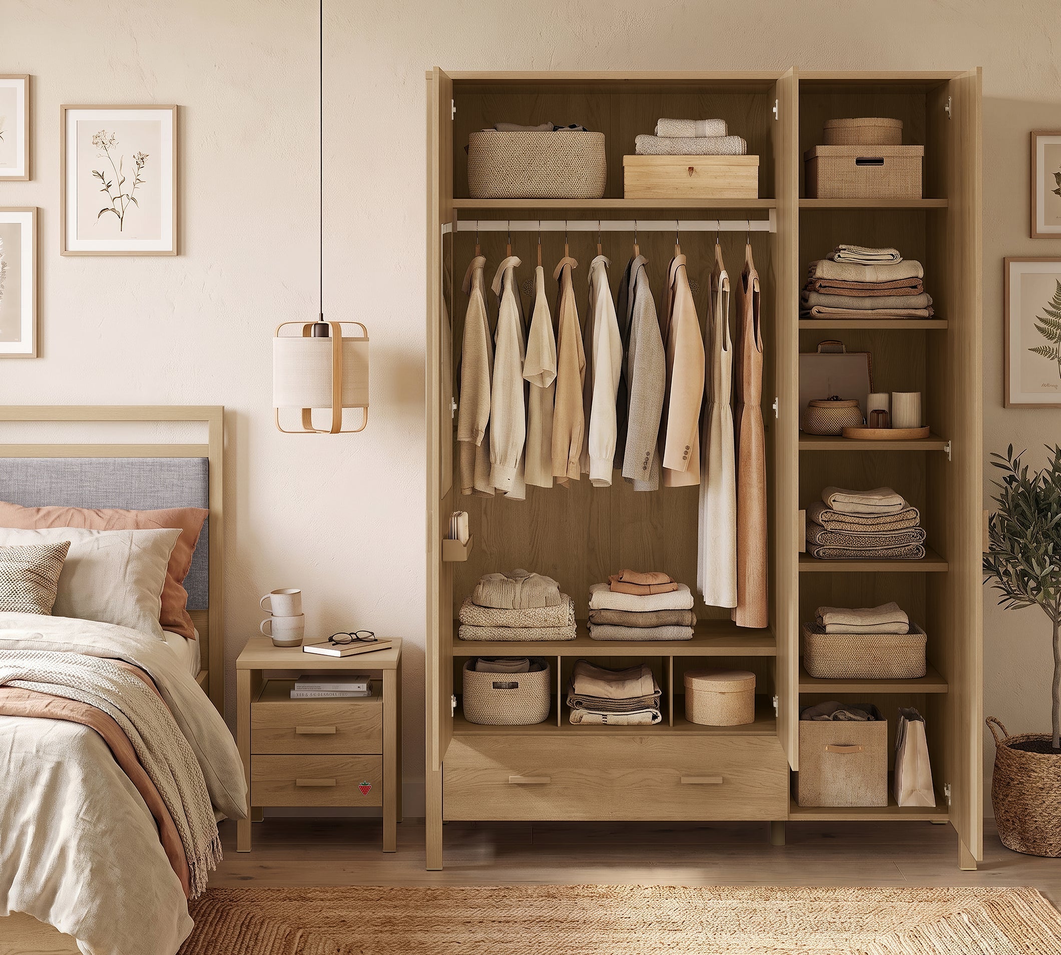 Cilek Mizu 3-türiger Kleiderschrank – Bild 2